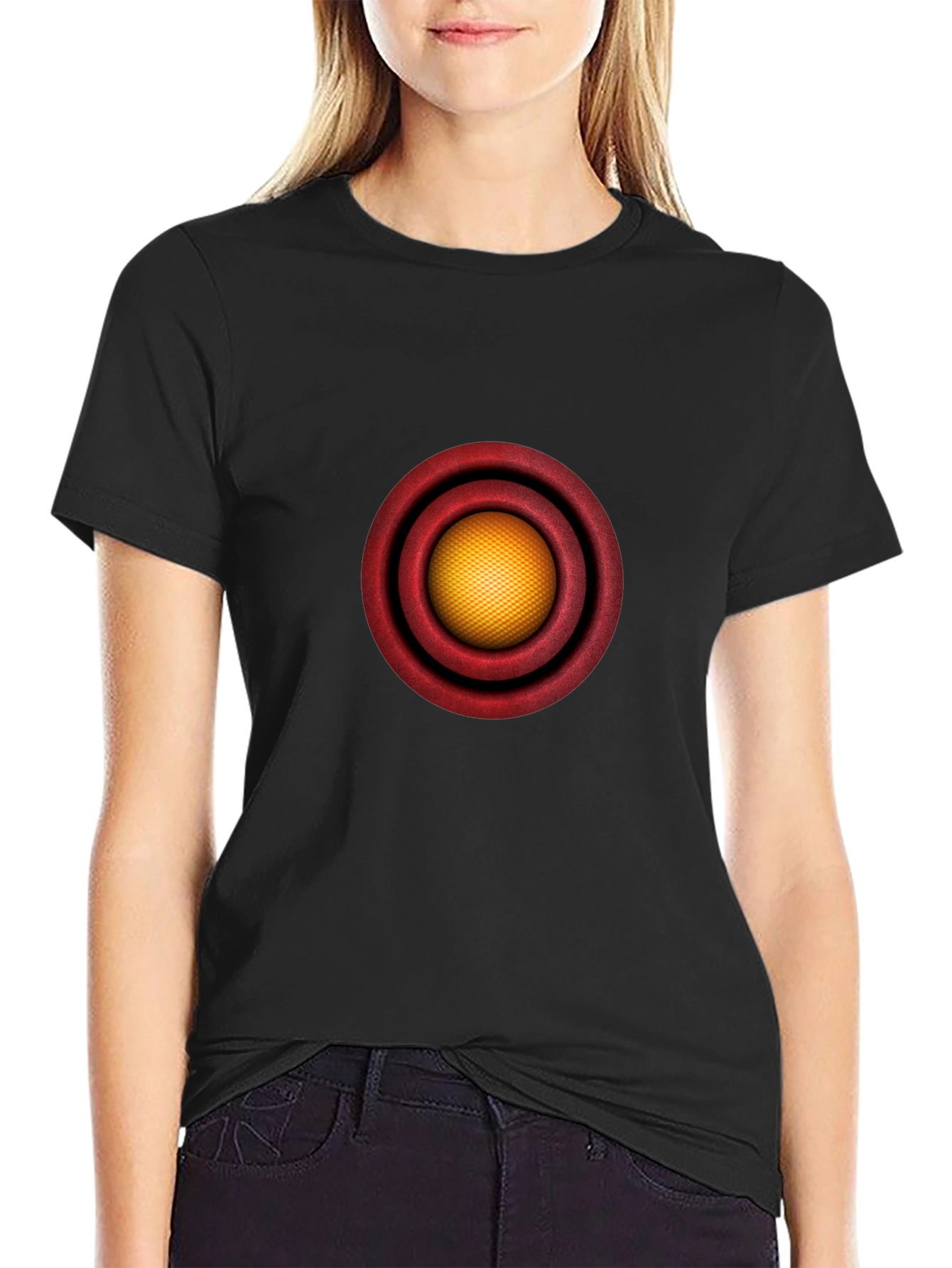 Geometric Target Graphic T-Shirt