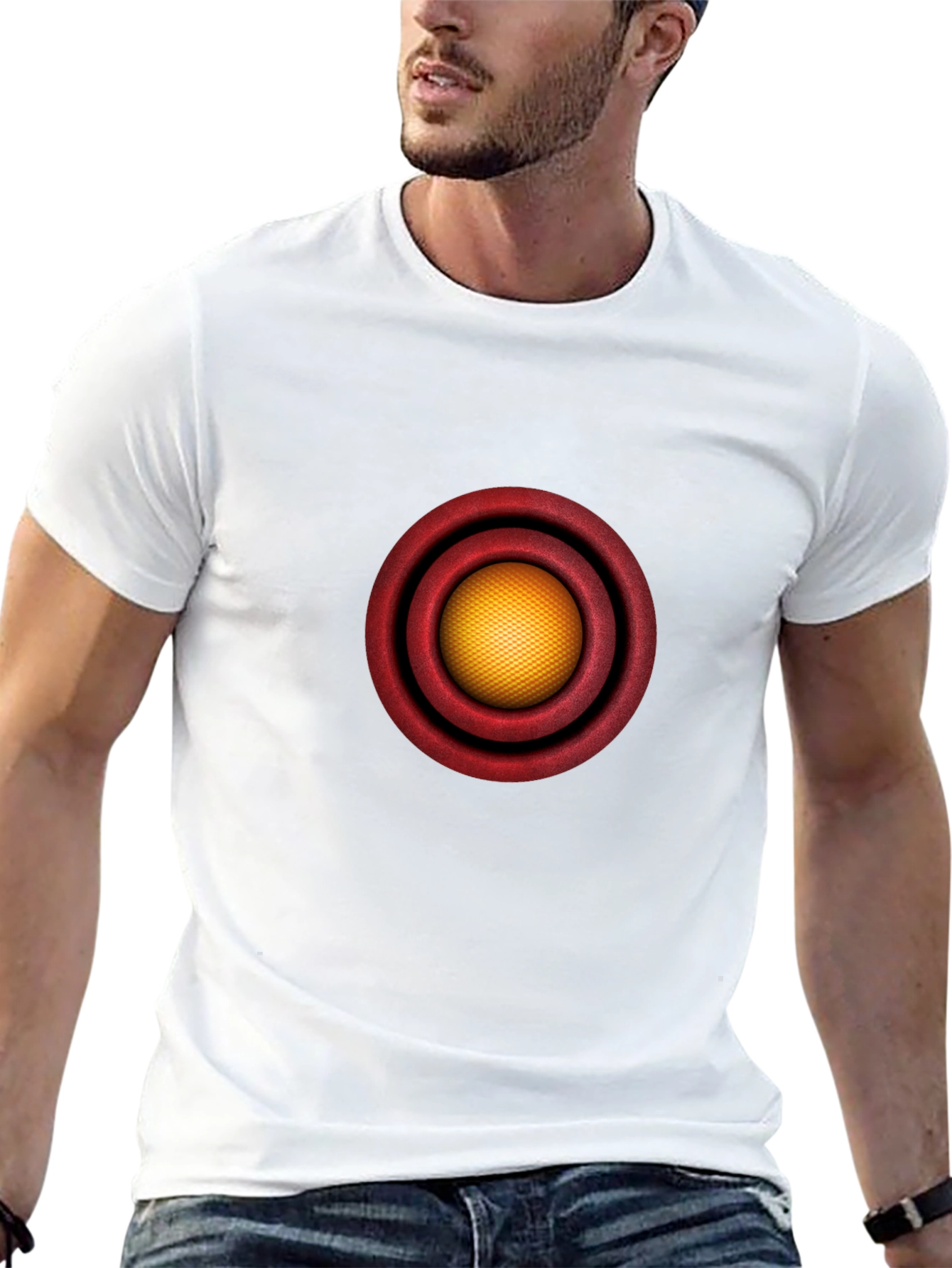 Geometric Target Graphic T-Shirt