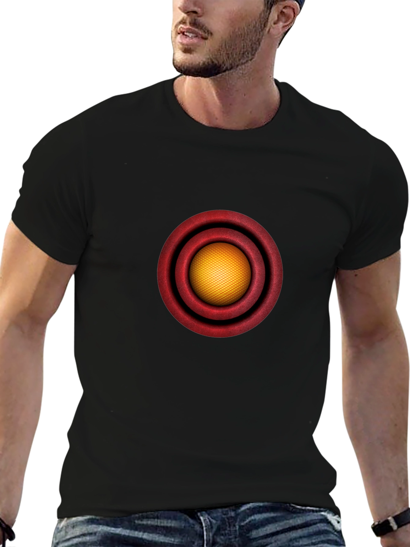 Geometric Target Graphic T-Shirt