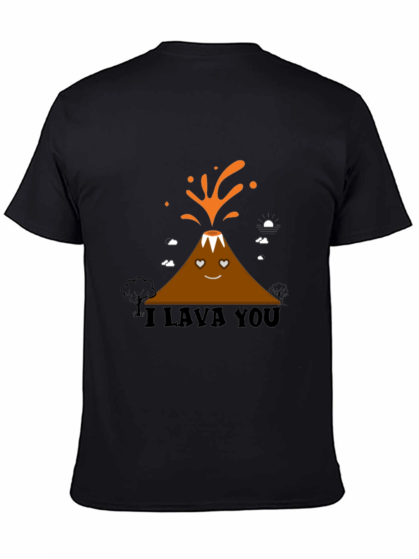 I Lava You Graphic Tee - Mens Black T-Shirt