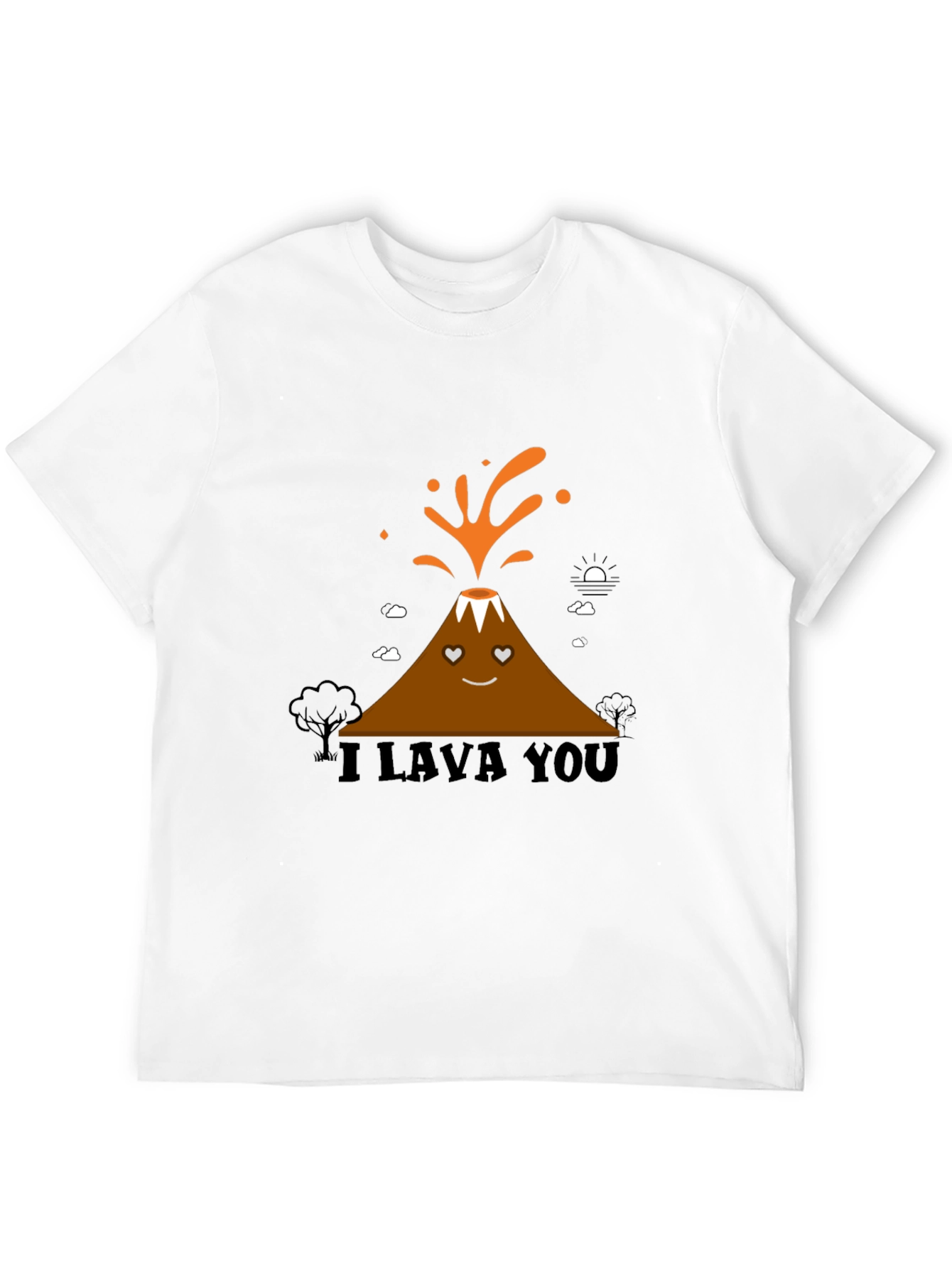 I Lava You Graphic Tee - Mens Black T-Shirt
