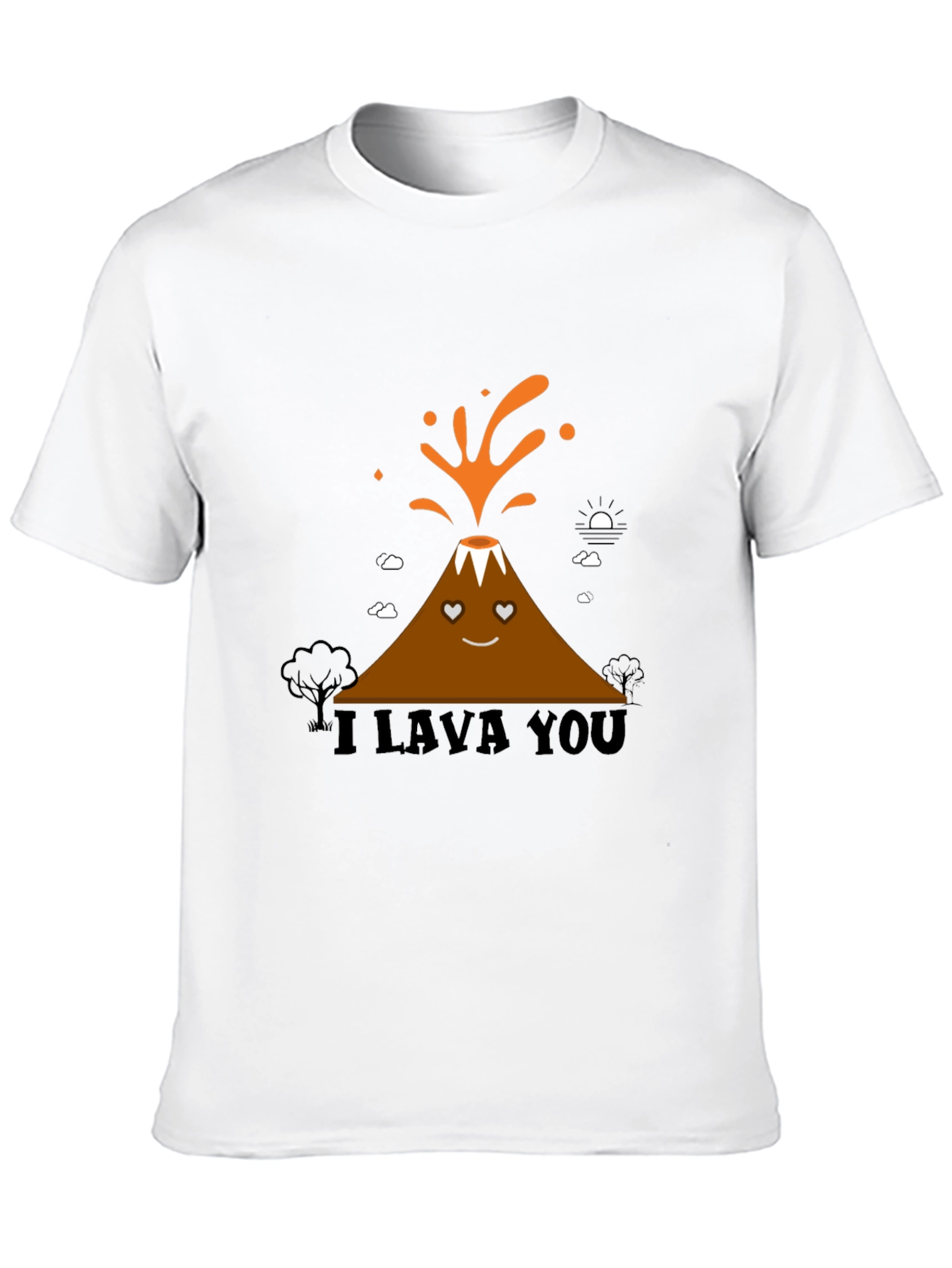 I Lava You Graphic Tee - Mens Black T-Shirt