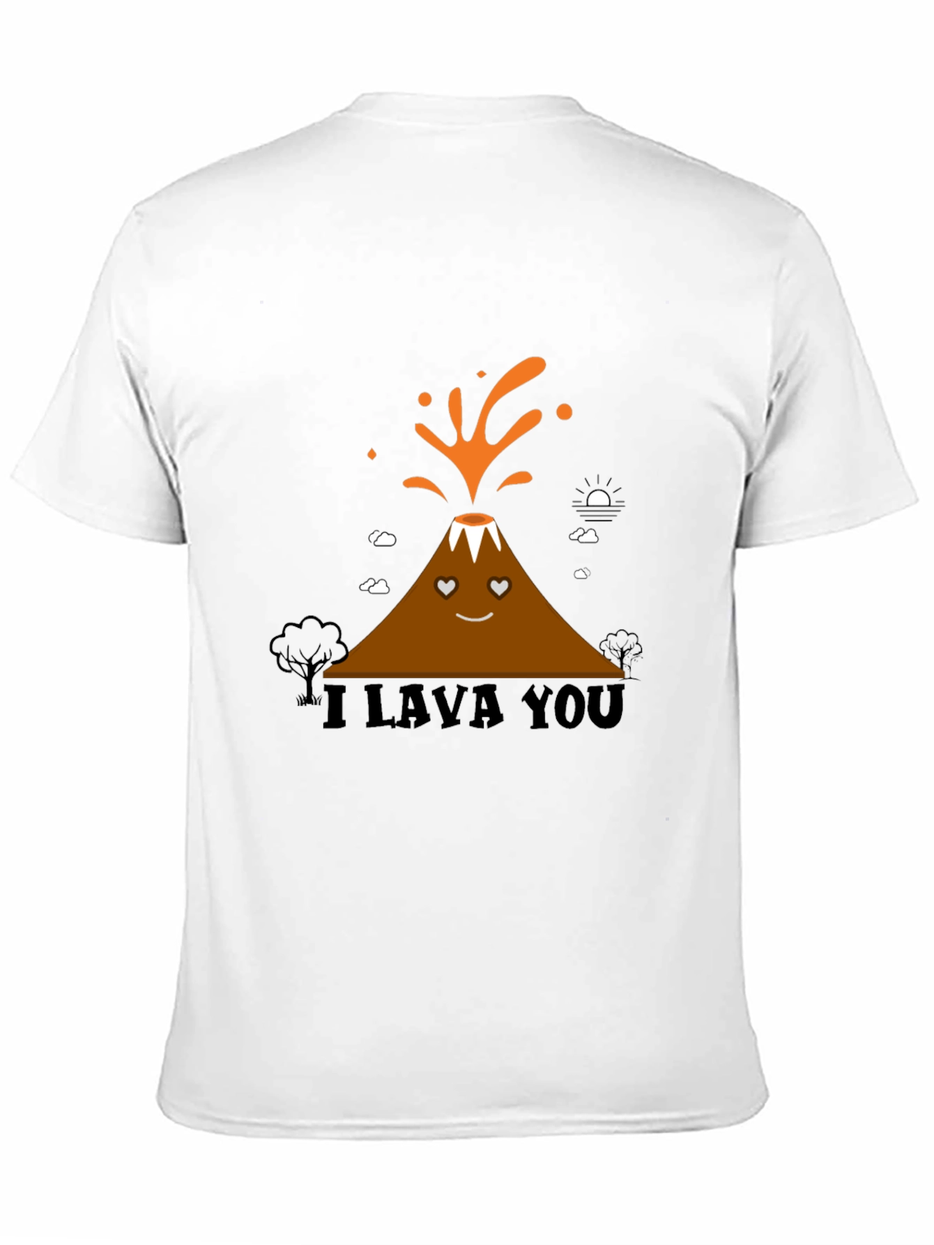 I Lava You Graphic Tee - Mens Black T-Shirt