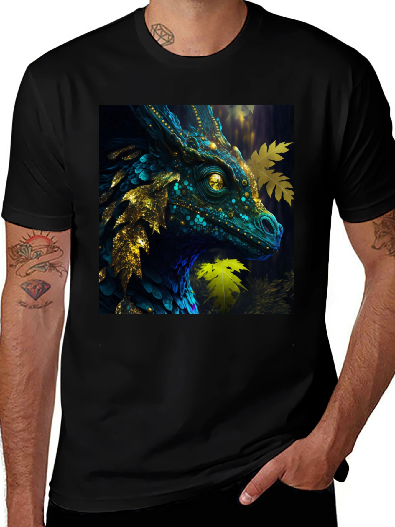 Dragon Art Graphic T-Shirt