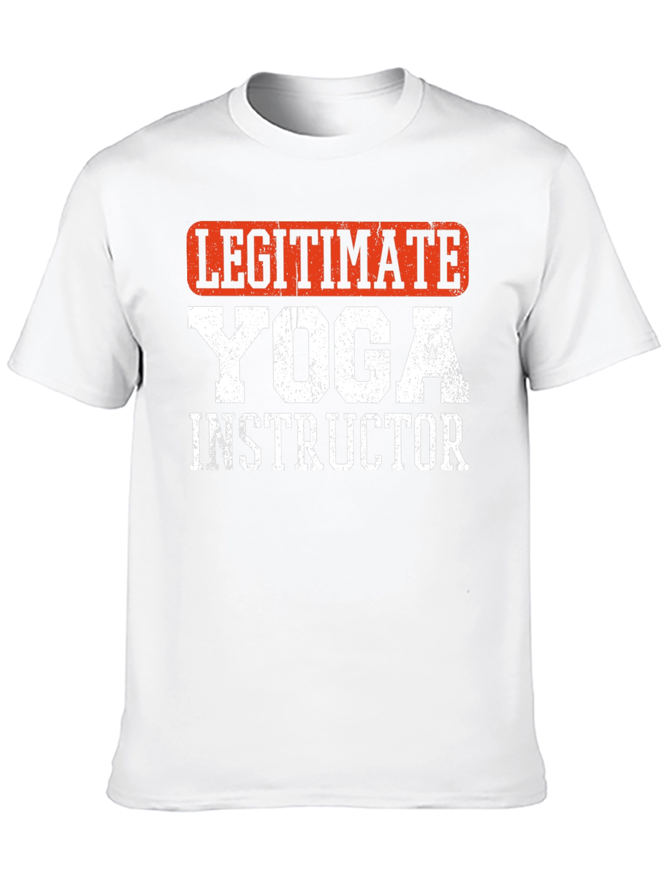 Legitimate Yoga Instructor T-Shirt - Black Graphic Tee