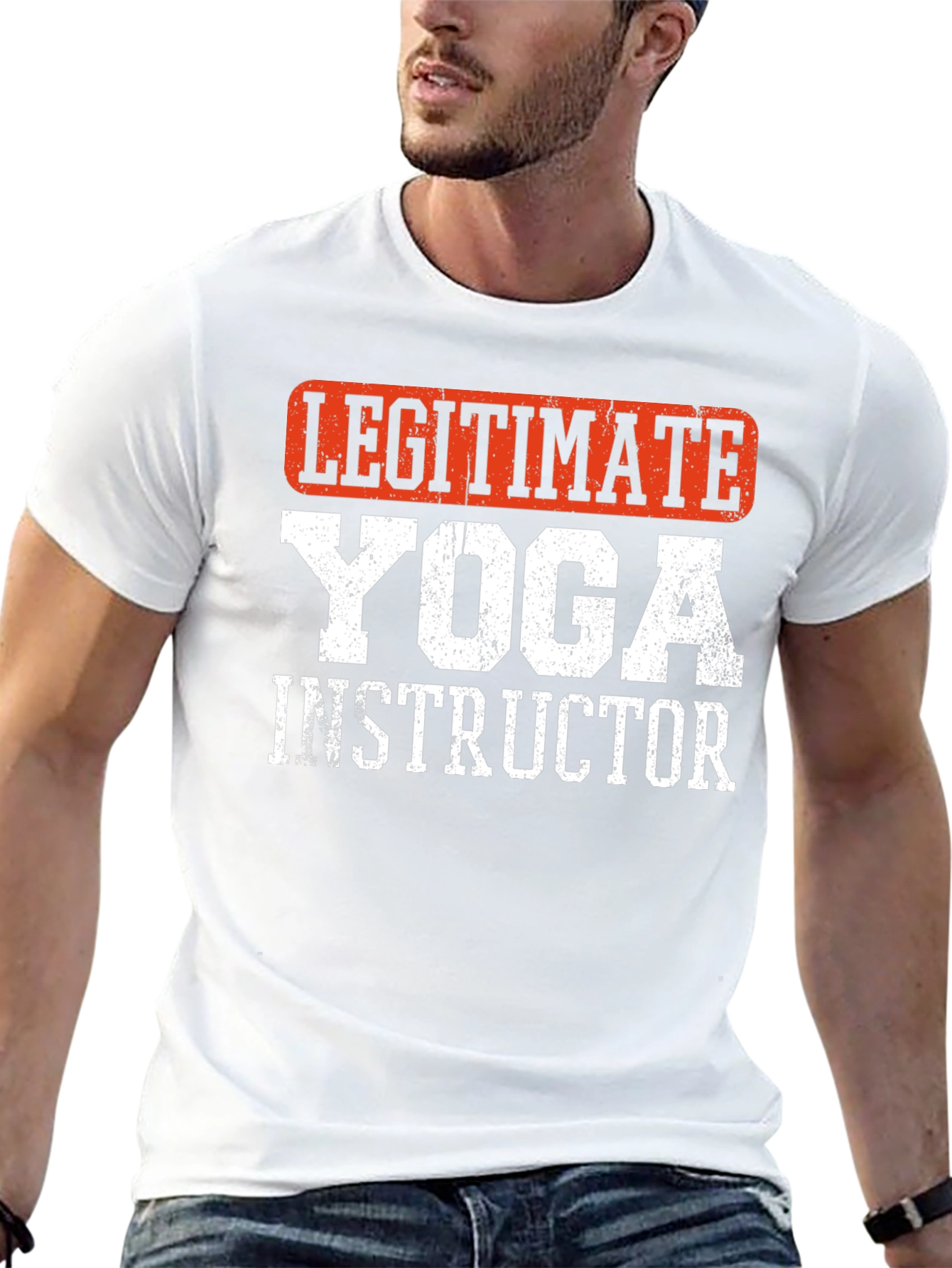 Legitimate Yoga Instructor T-Shirt - Black Graphic Tee