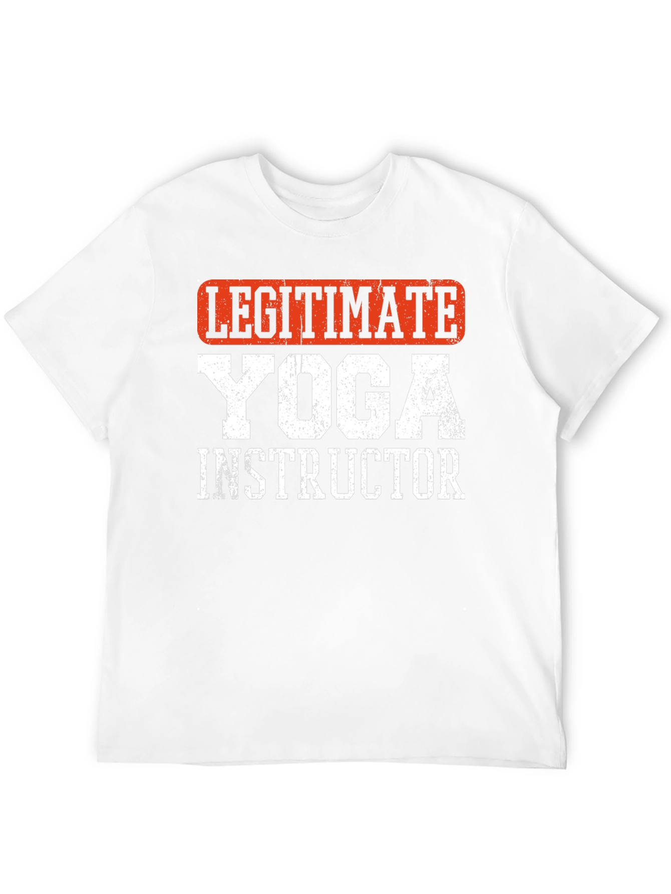 Legitimate Yoga Instructor T-Shirt - Black Graphic Tee