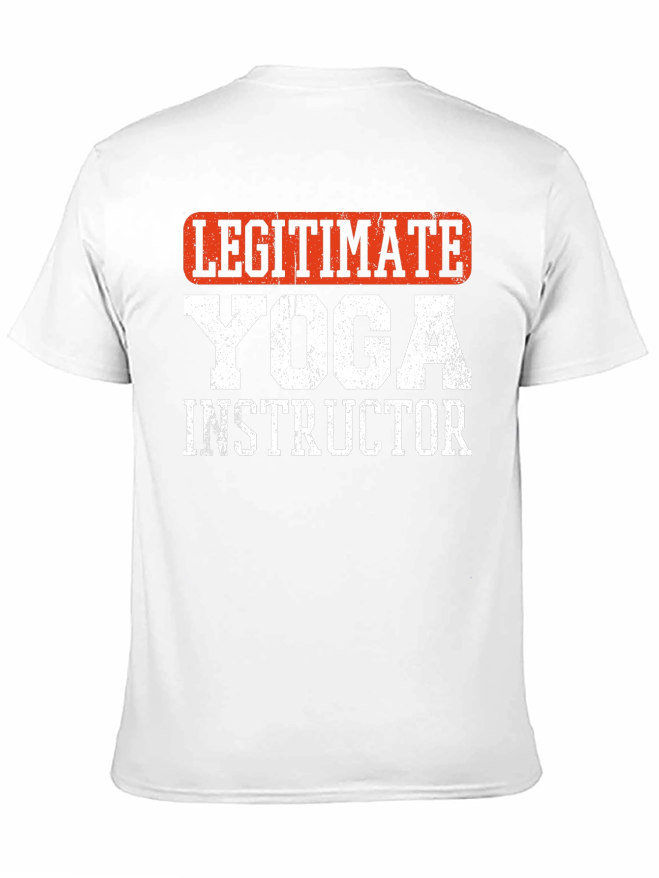Legitimate Yoga Instructor T-Shirt - Black Graphic Tee