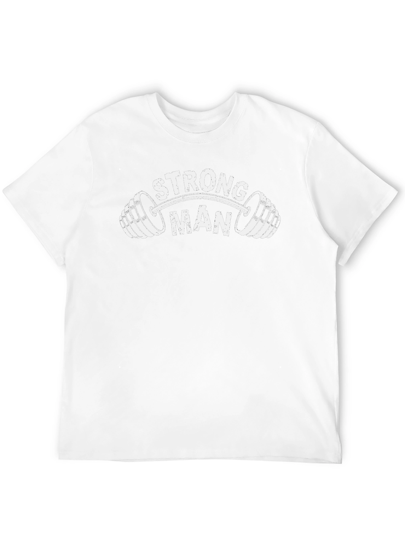 Strong Man Graphic Tee - Black