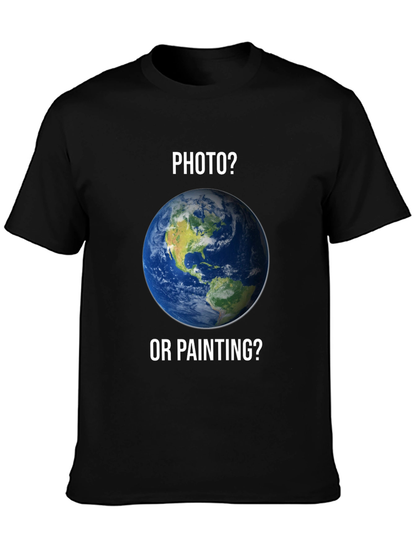 Photo or Painting Earth Graphic T-Shirt