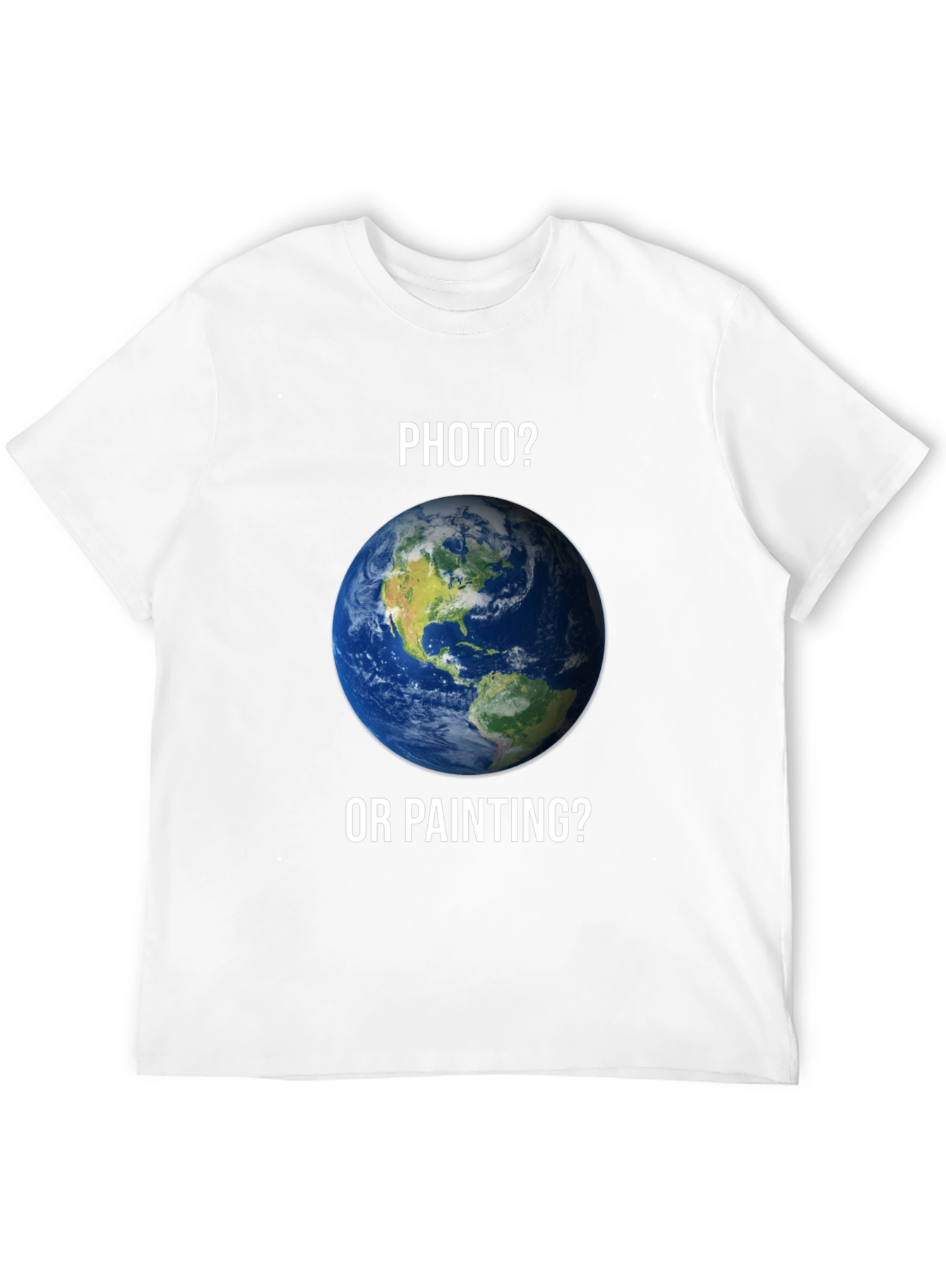 Photo or Painting Earth Graphic T-Shirt