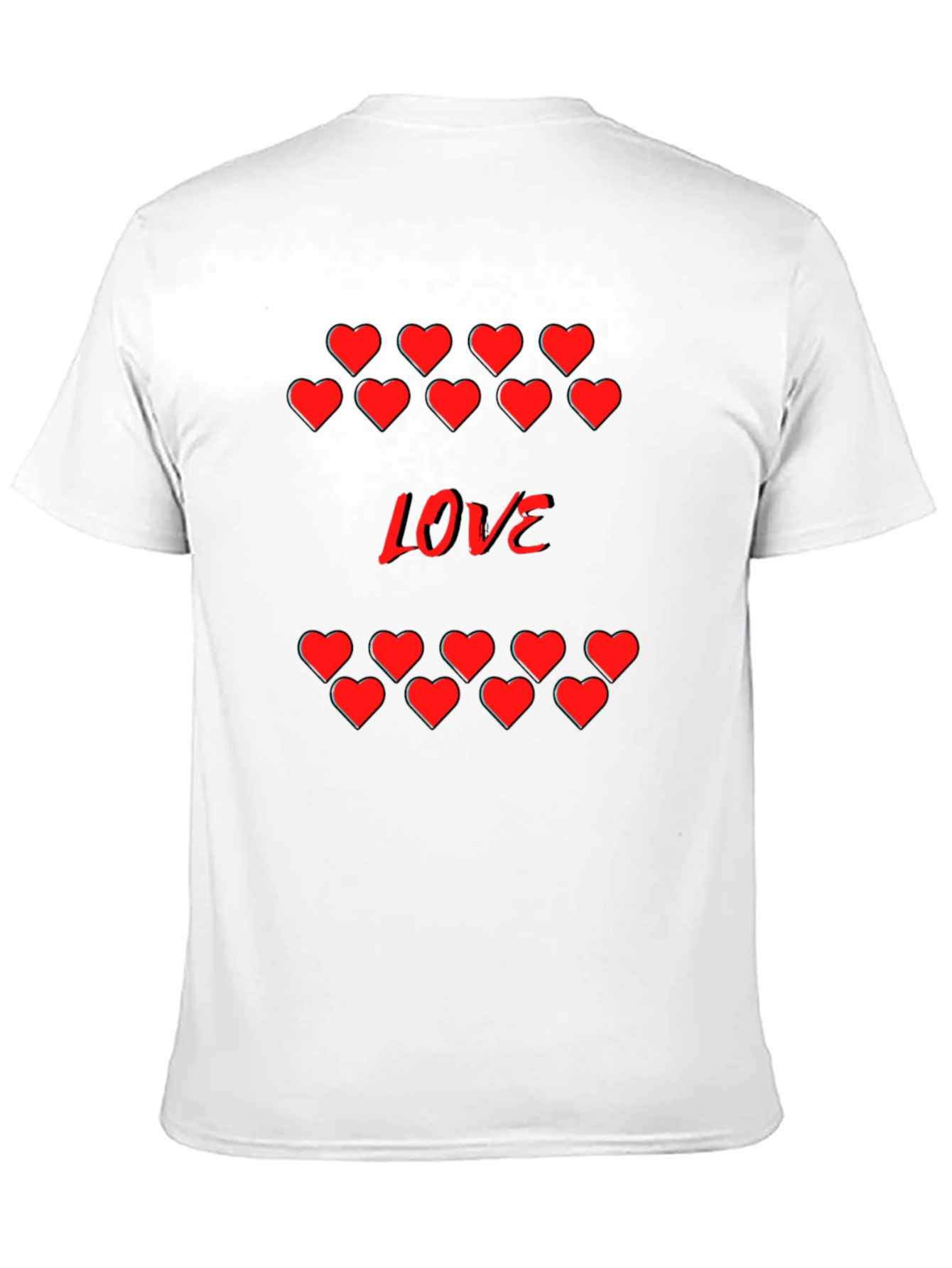 Heart Love Graphic Tee - Stylish Valentines Day T-Shirt