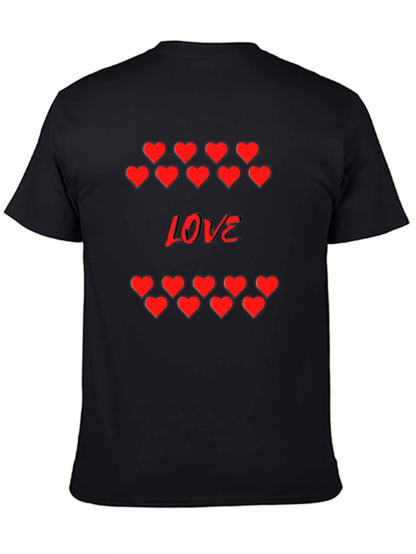 Heart Love Graphic Tee - Stylish Valentines Day T-Shirt