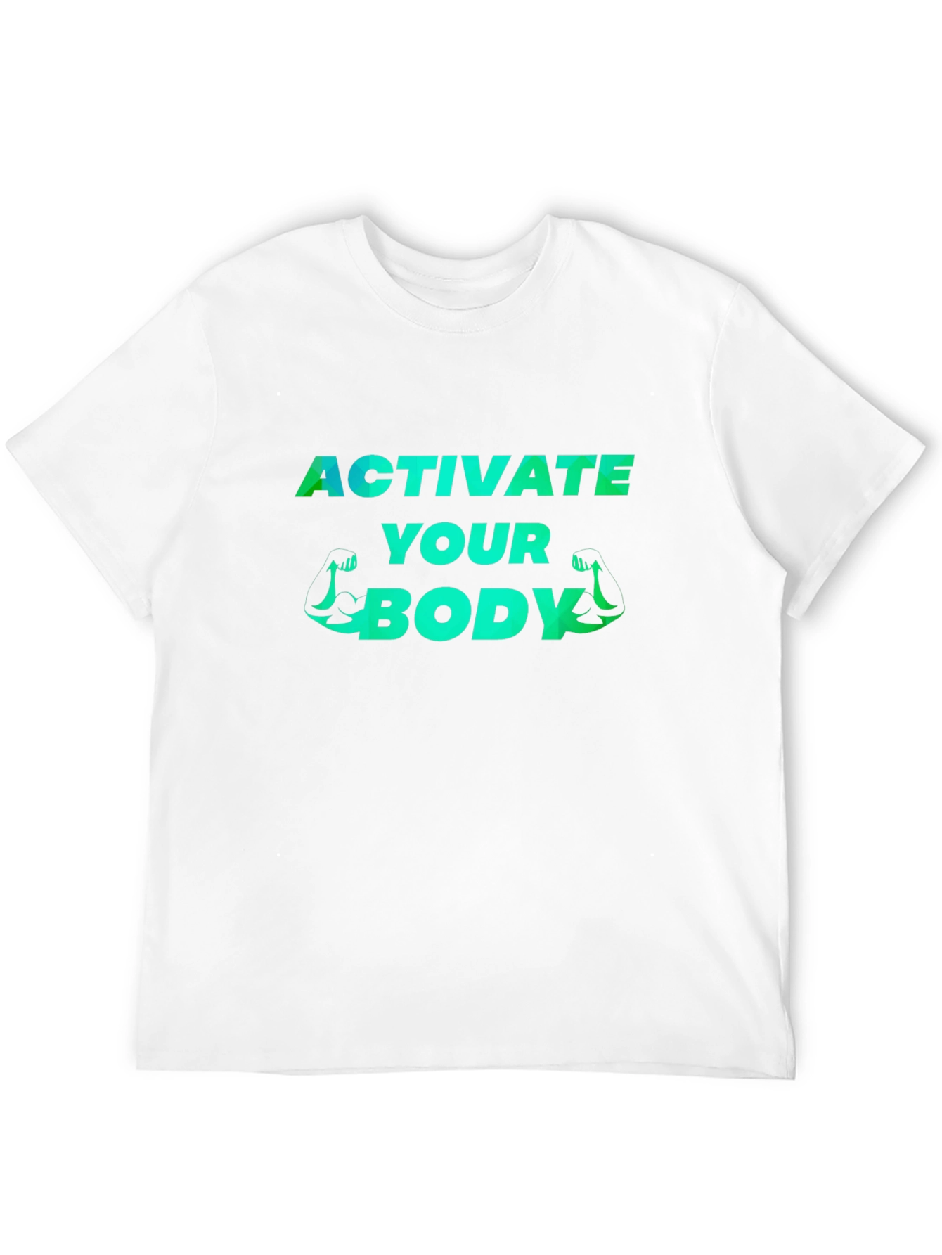 Activate Your Body Graphic Tee - Fitness Motivation Shirt