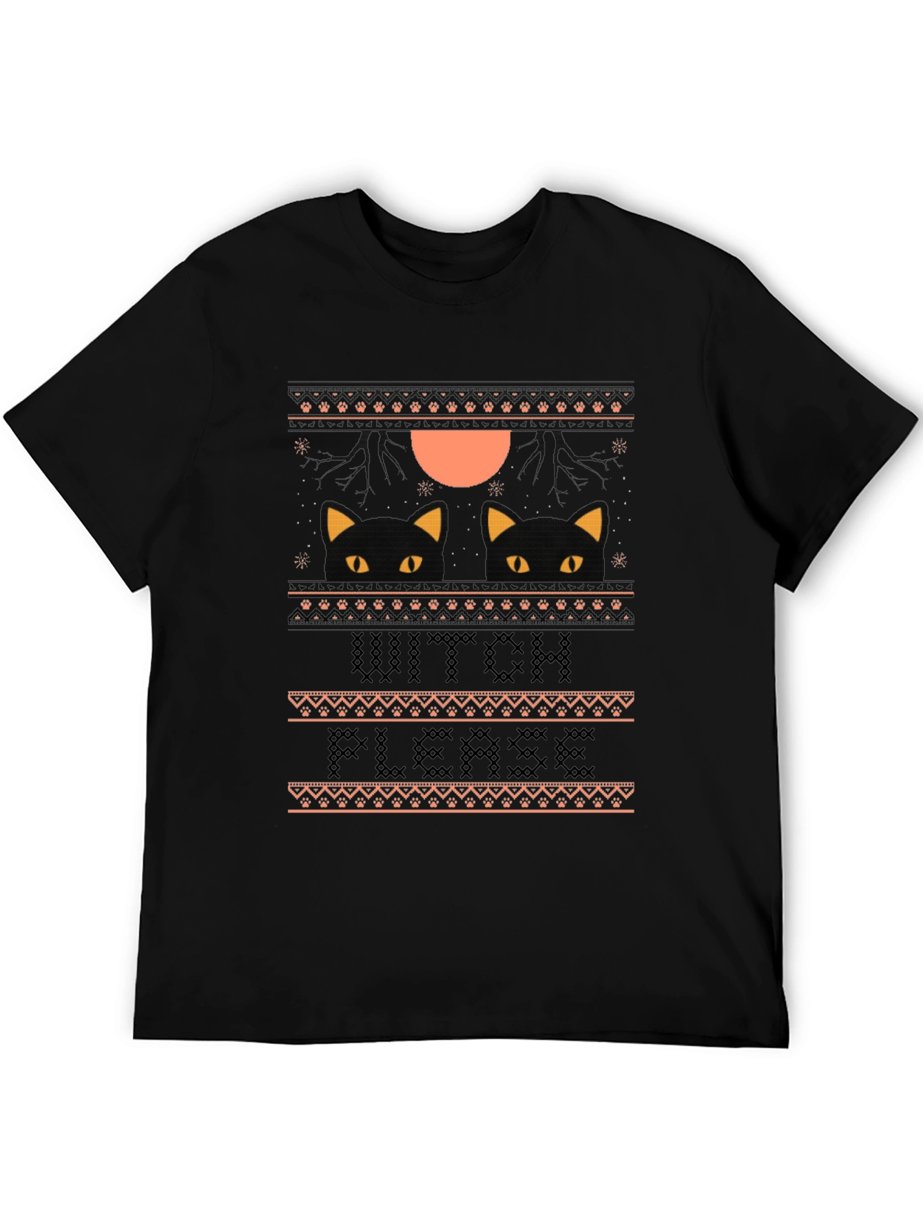 Witch Please Halloween Cat T-Shirt