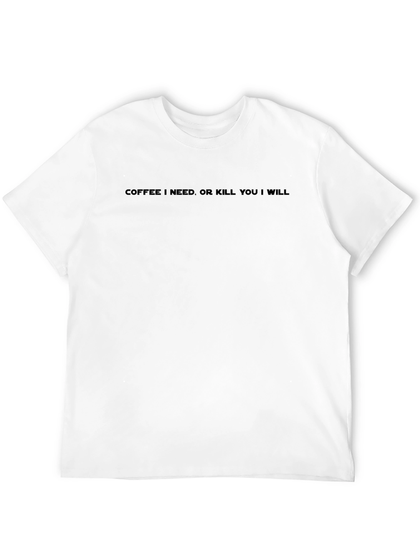Coffee I Need Graphic T-Shirt - Black