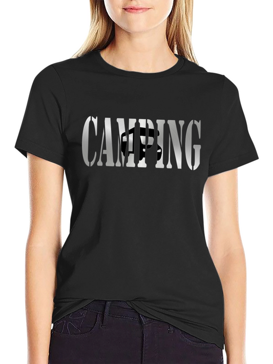 Camping T-Shirt - Adventure Awaits!