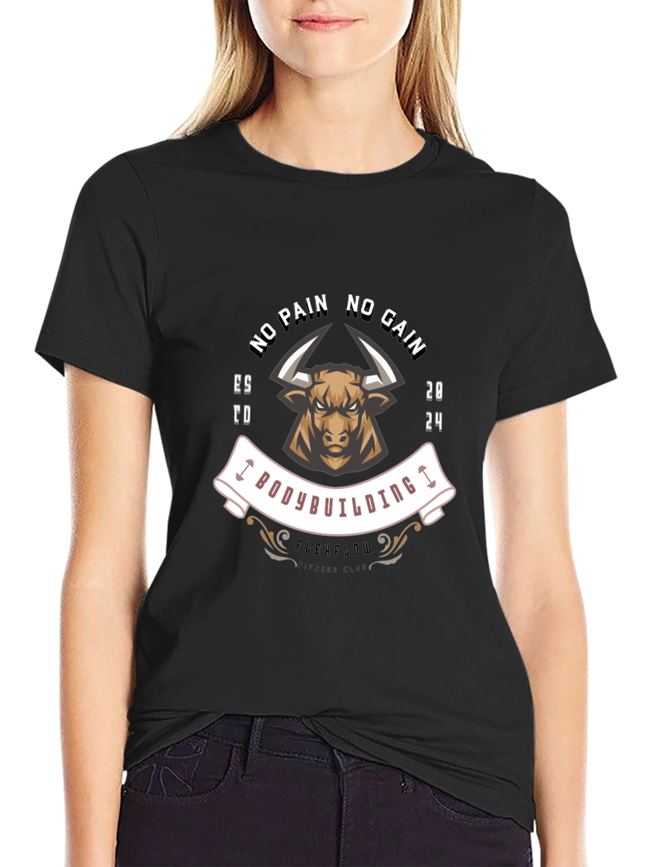 No Pain No Gain Bodybuilding T-Shirt