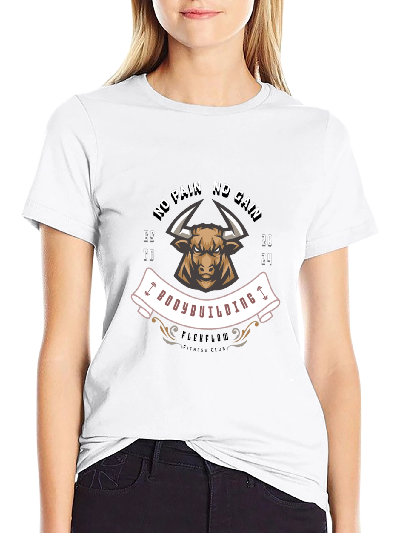 No Pain No Gain Bodybuilding T-Shirt