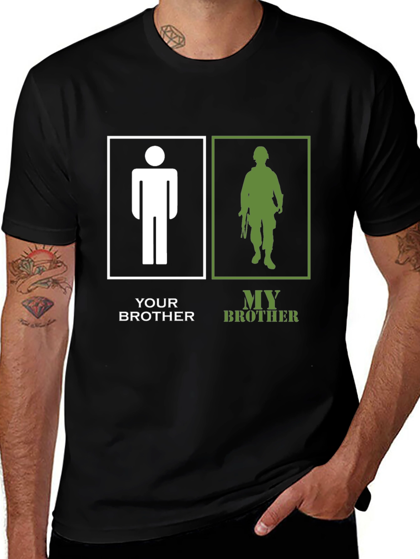 Brother T-Shirt - Military Pride