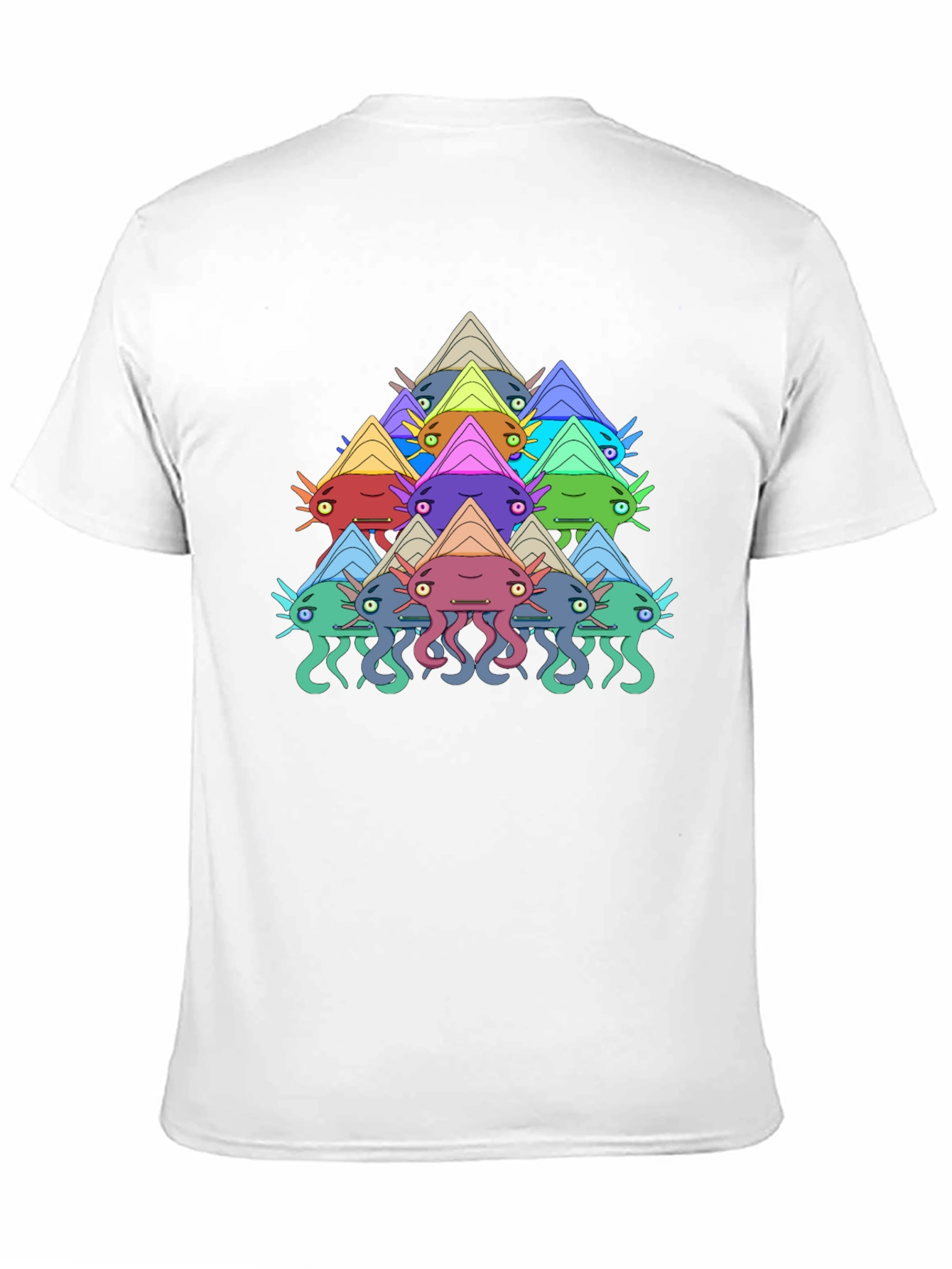 Funky Squid Graphic Tee - Mens Black T-Shirt