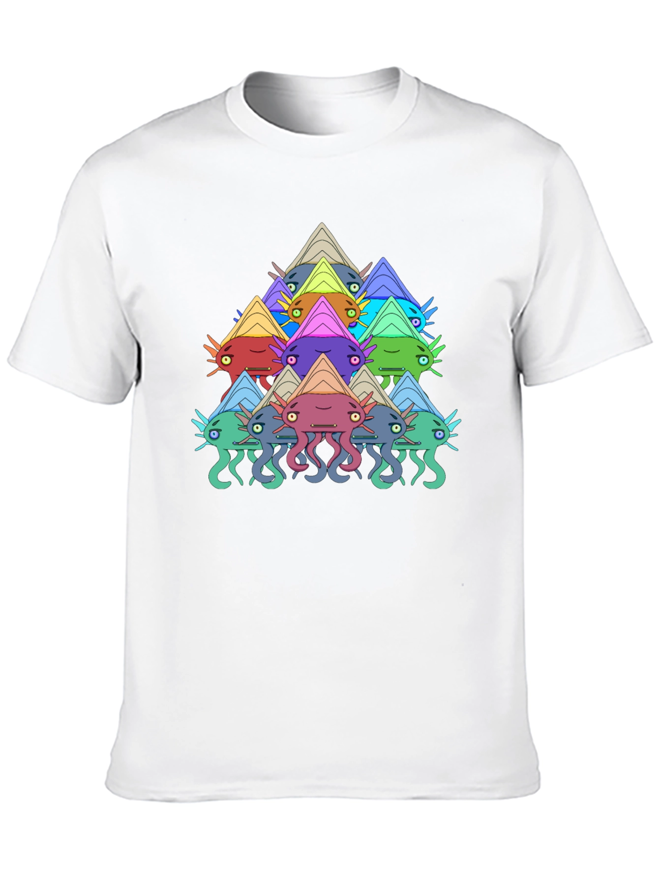 Funky Squid Graphic Tee - Mens Black T-Shirt
