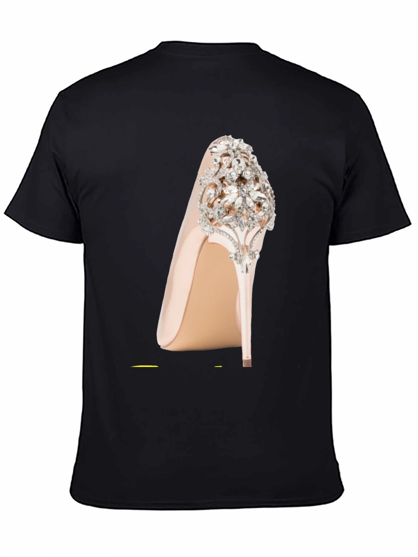 Rhinestone High Heel Graphic Tee