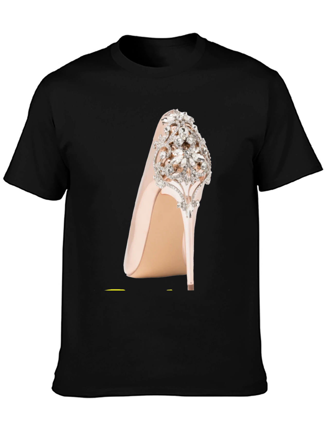 Rhinestone High Heel Graphic Tee