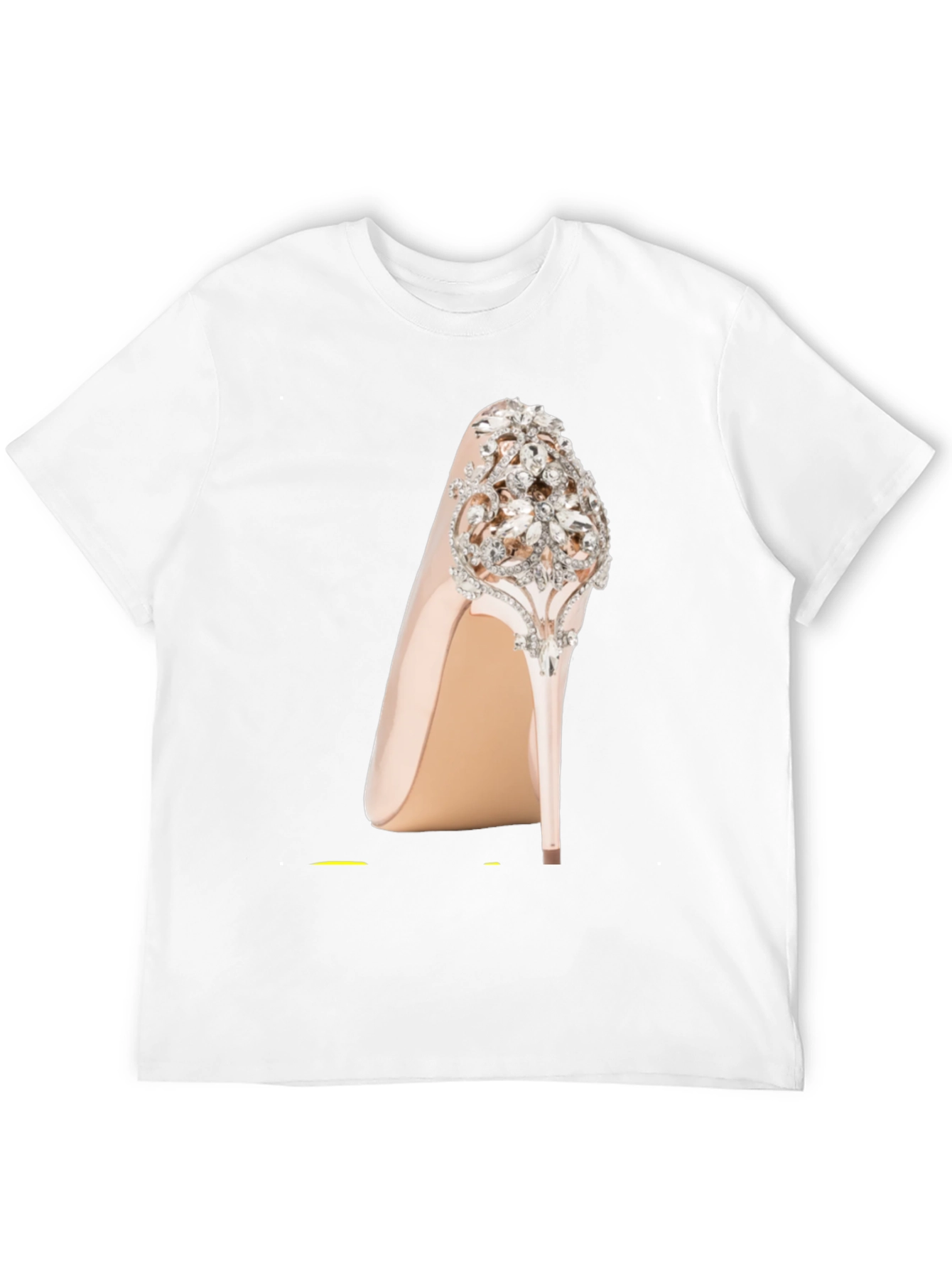 Rhinestone High Heel Graphic Tee