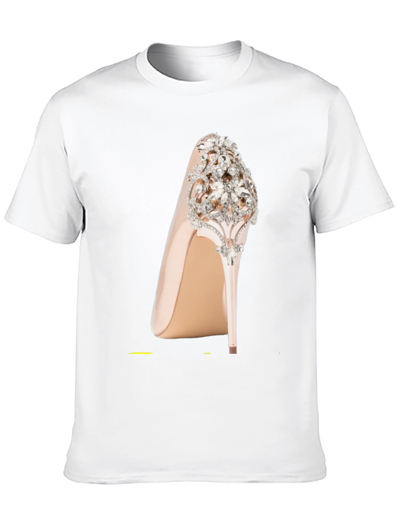 Rhinestone High Heel Graphic Tee