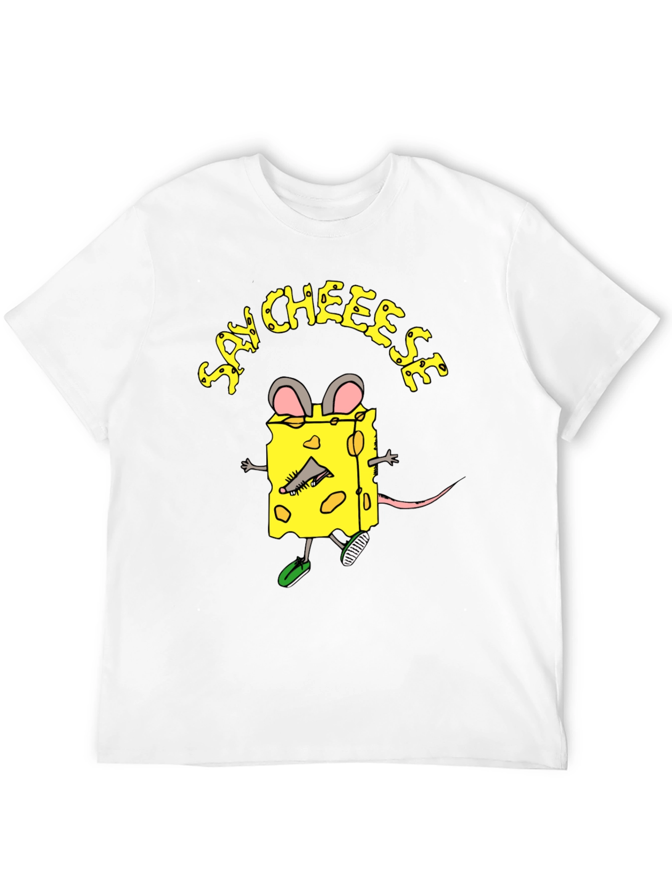 Say Cheese Funny Graphic T-Shirt