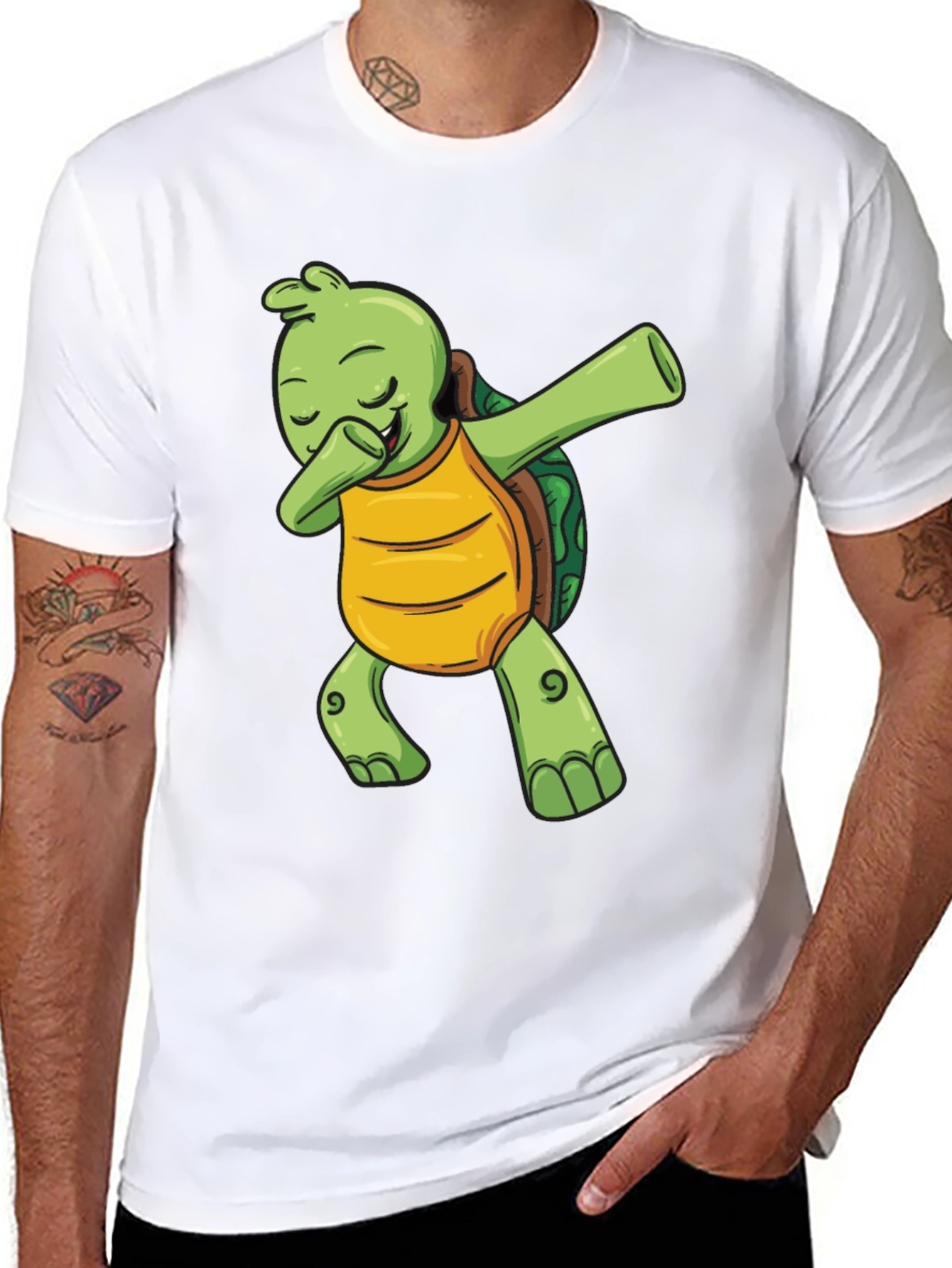 Dabbing Turtle Graphic Tee - Unisex