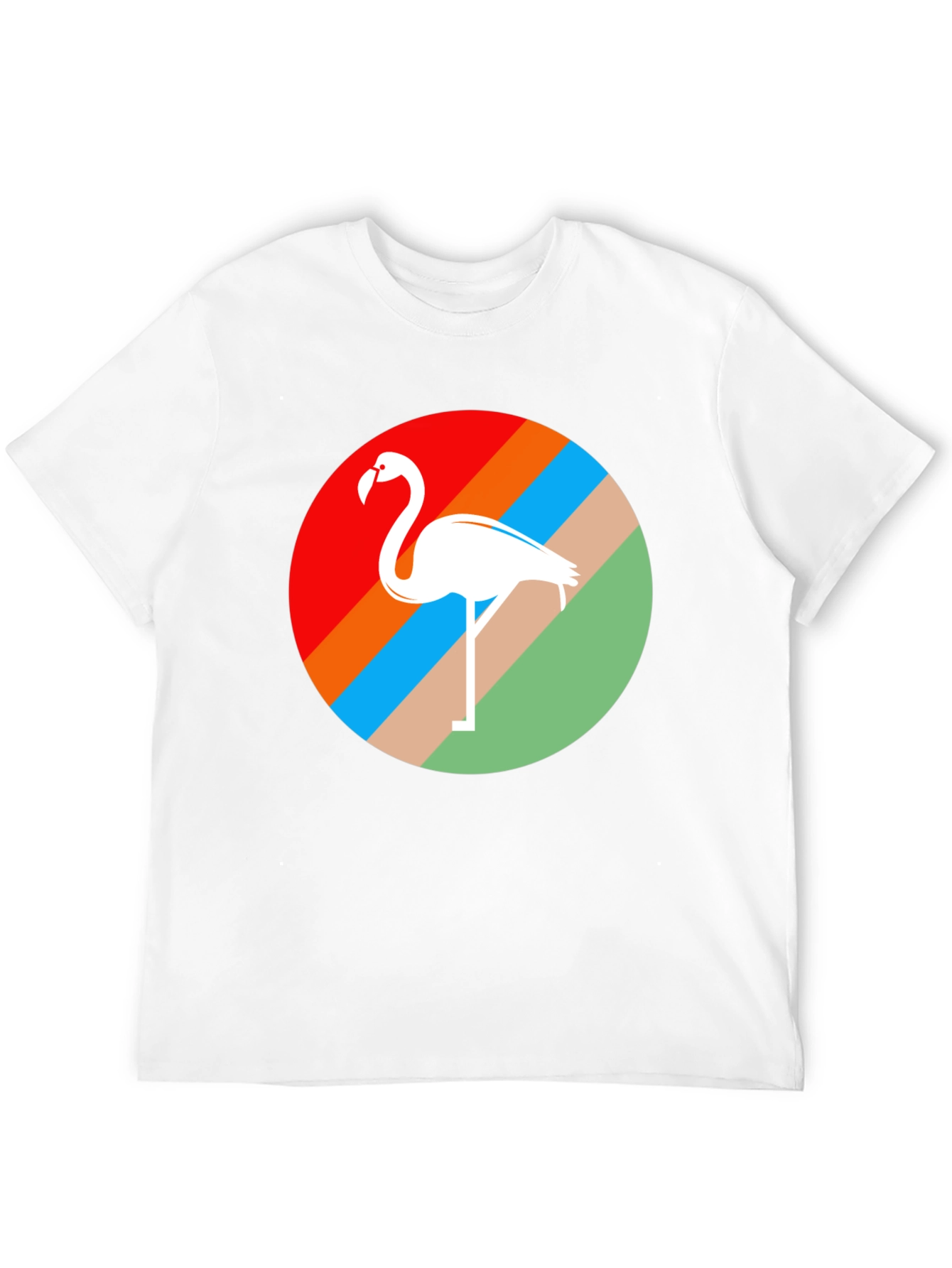 Retro Flamingo Graphic T-Shirt