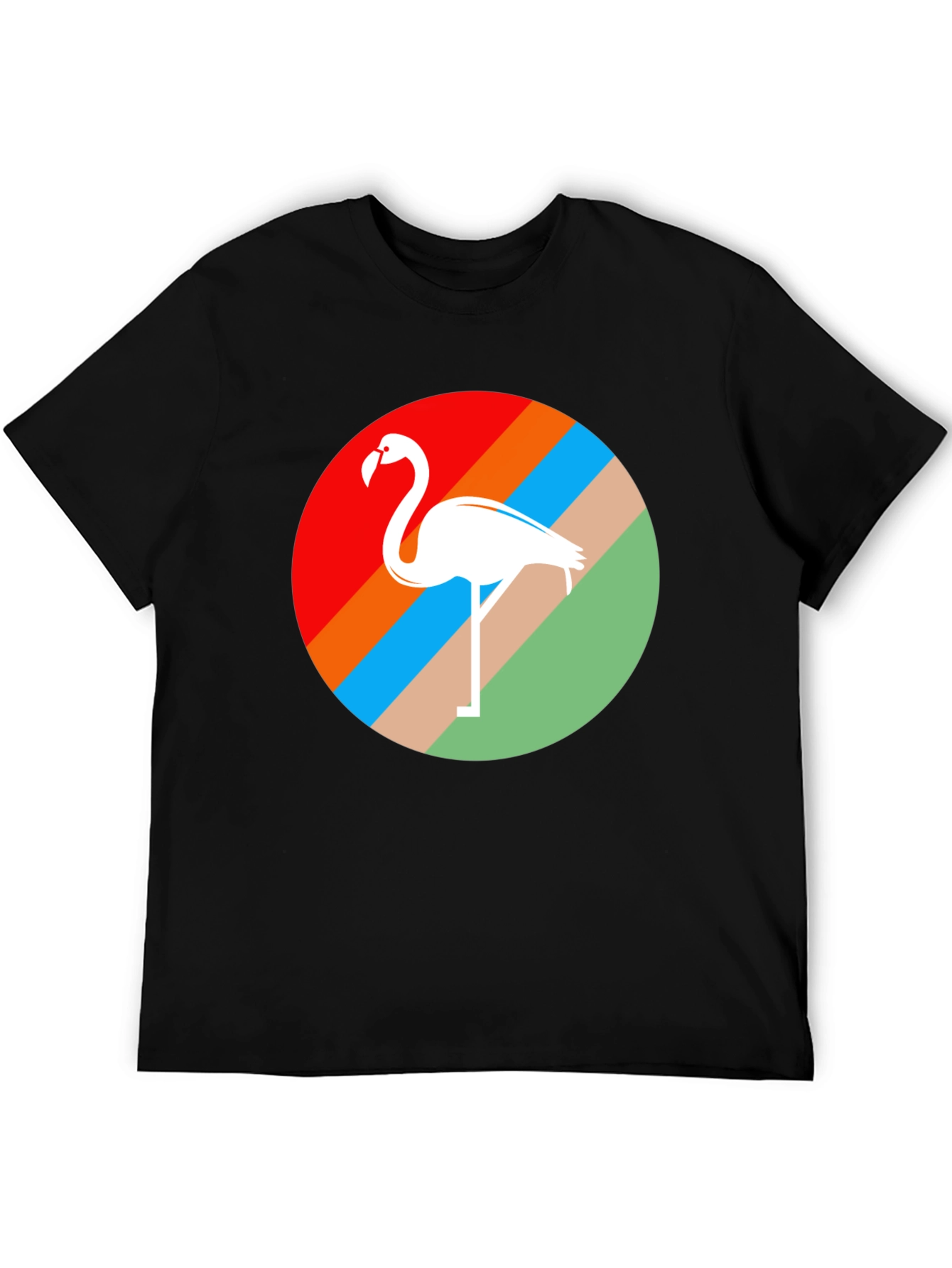 Retro Flamingo Graphic T-Shirt