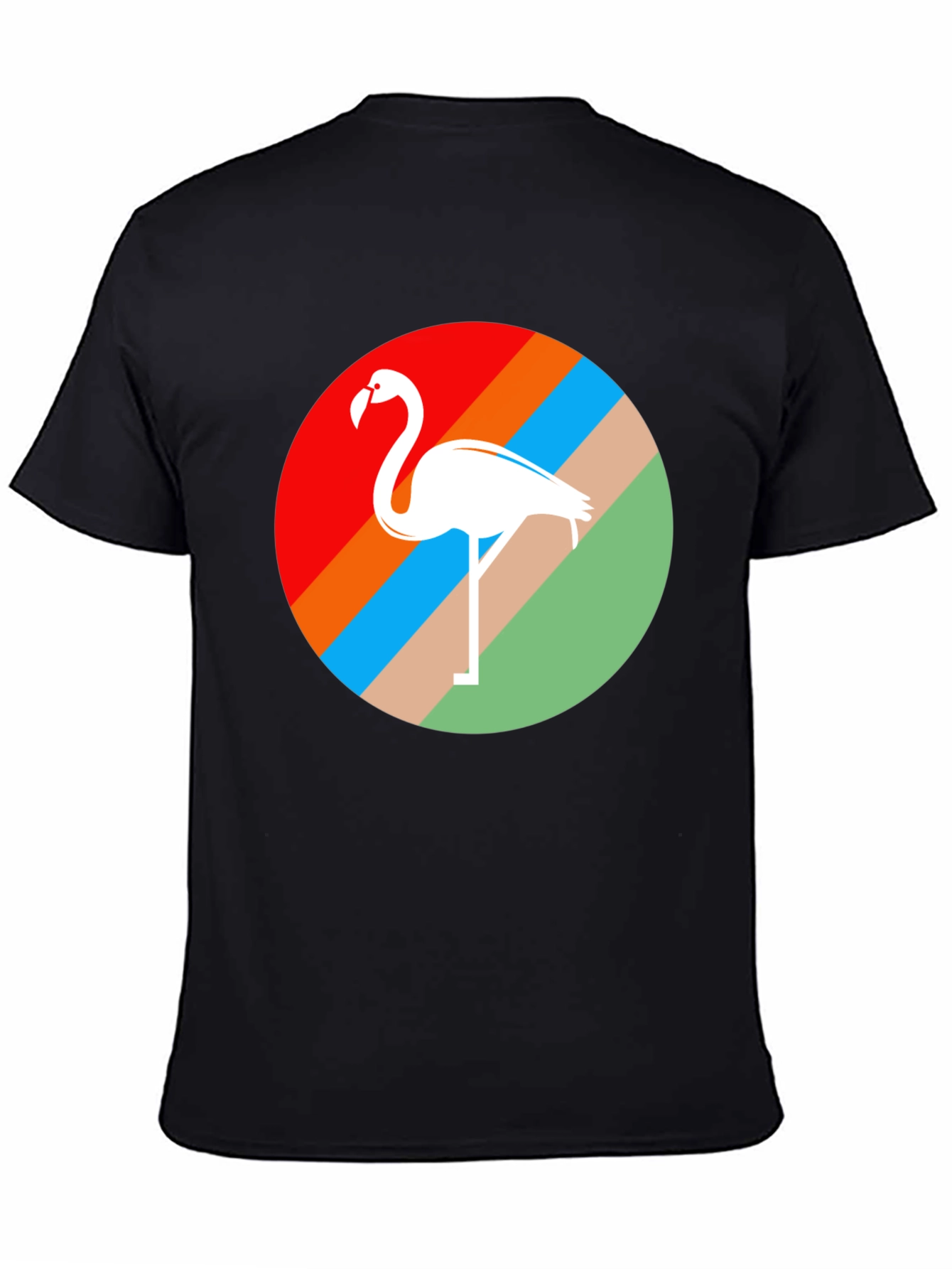 Retro Flamingo Graphic T-Shirt