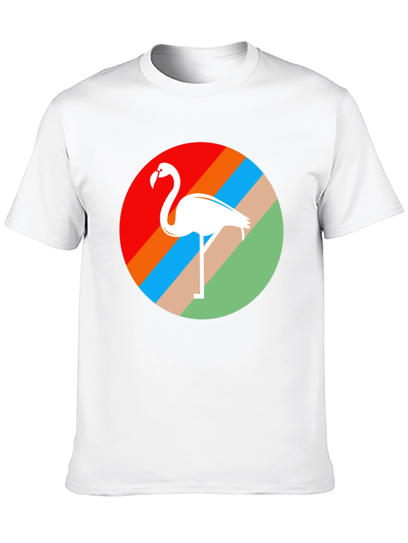 Retro Flamingo Graphic T-Shirt