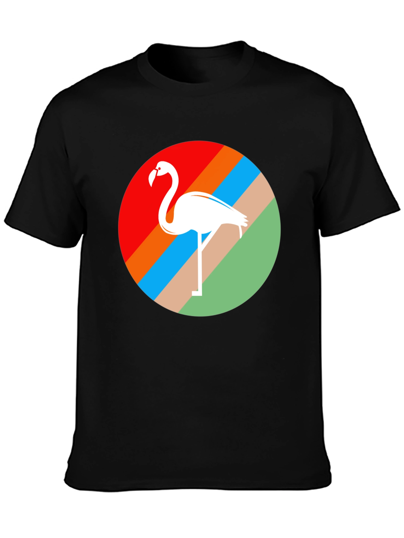 Retro Flamingo Graphic T-Shirt