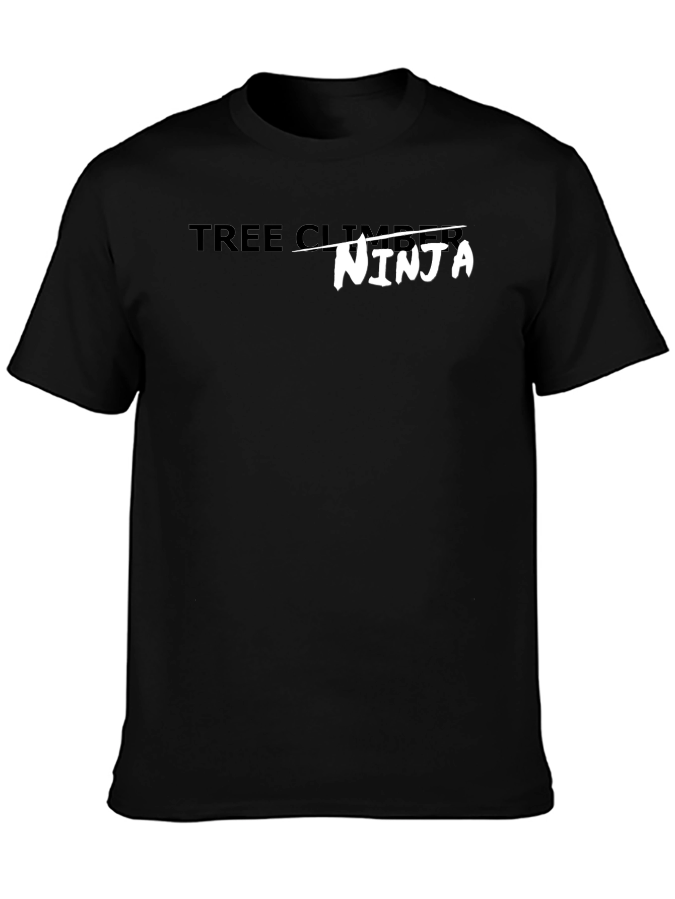 Tree Climbing Ninja T-Shirt - Black