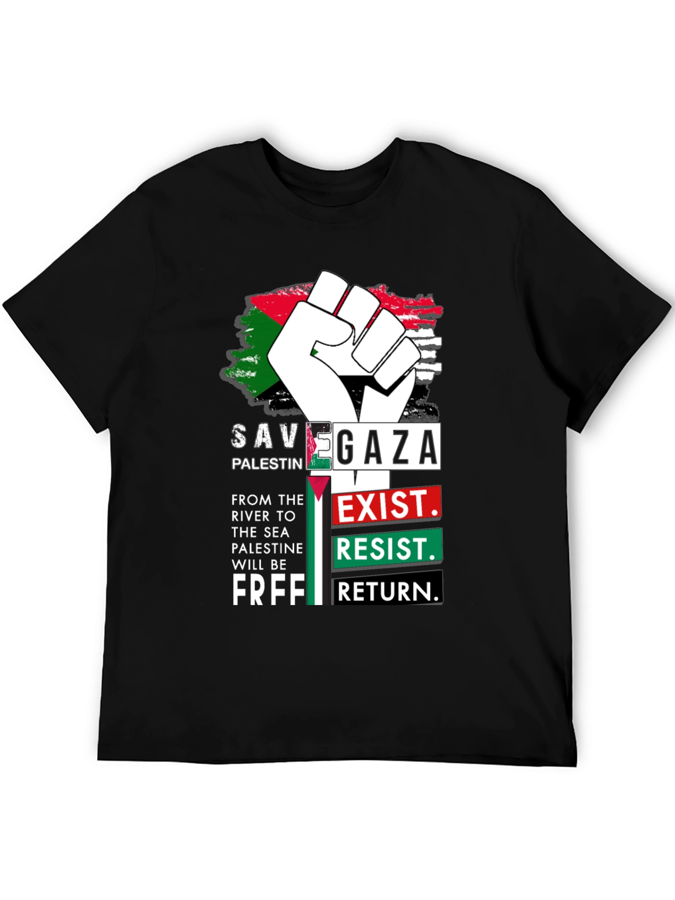 Save Gaza Palestine Graphic T-Shirt