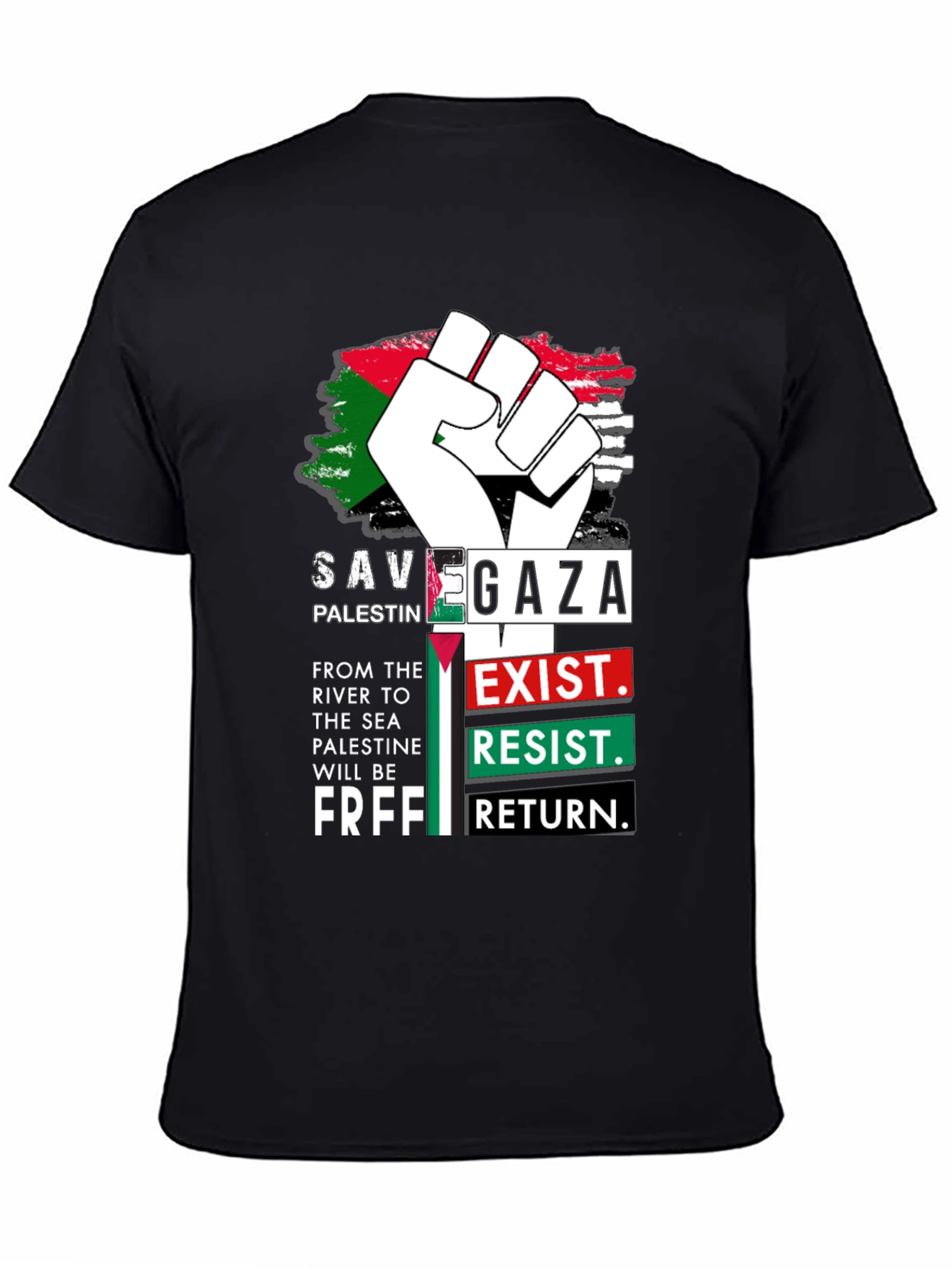 Save Gaza Palestine Graphic T-Shirt