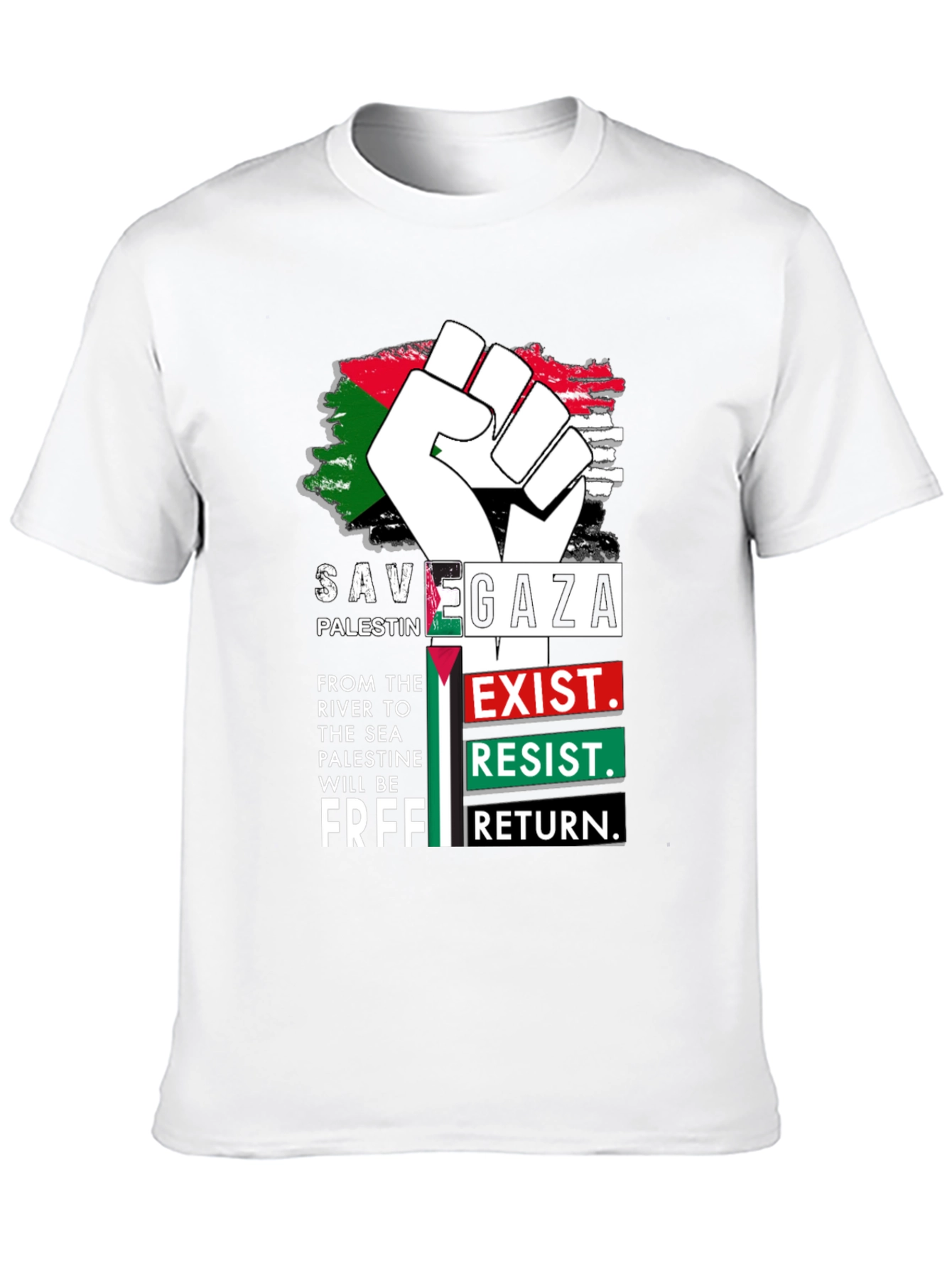 Save Gaza Palestine Graphic T-Shirt