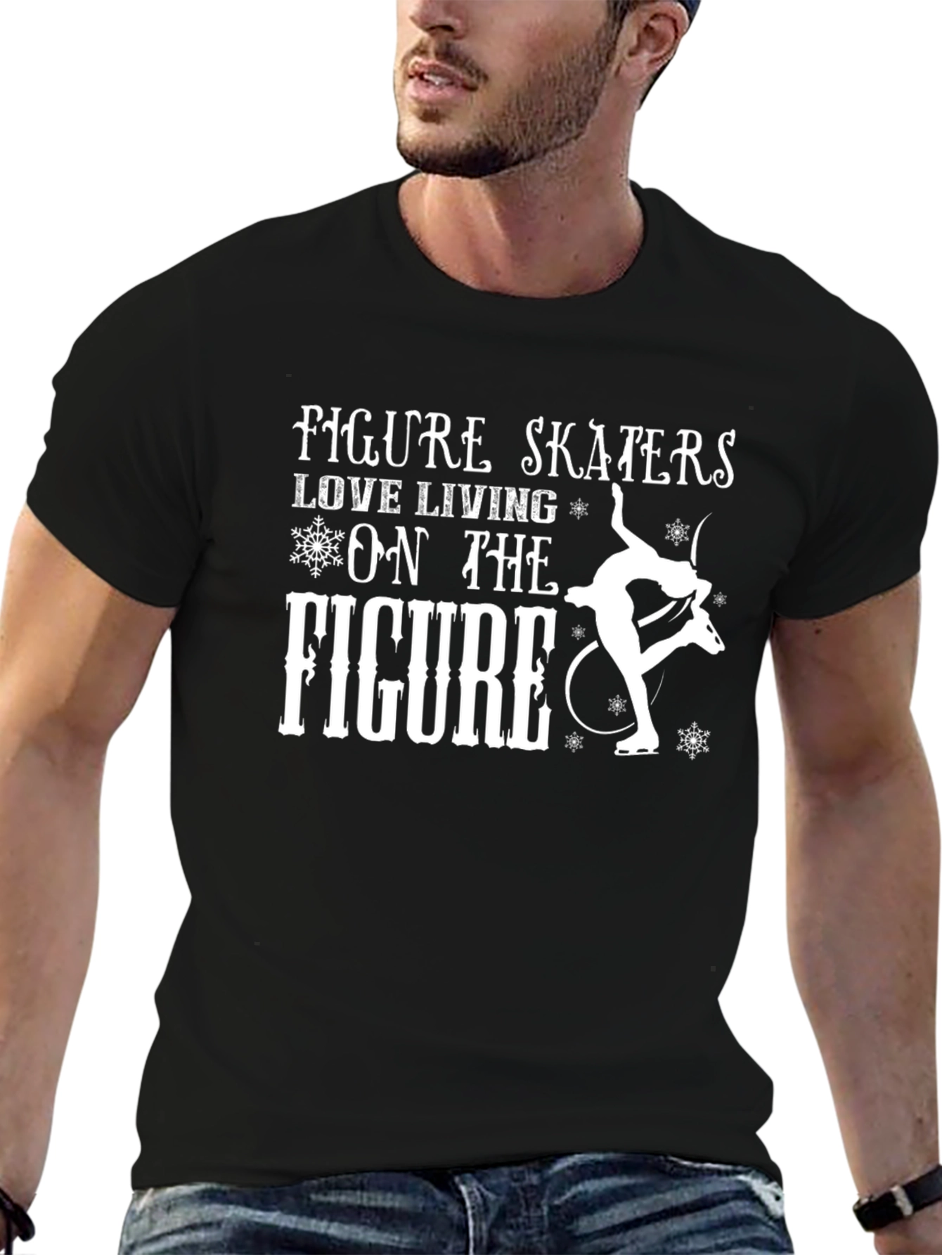 Figure Skaters Love Living on the Figure T-Shirt