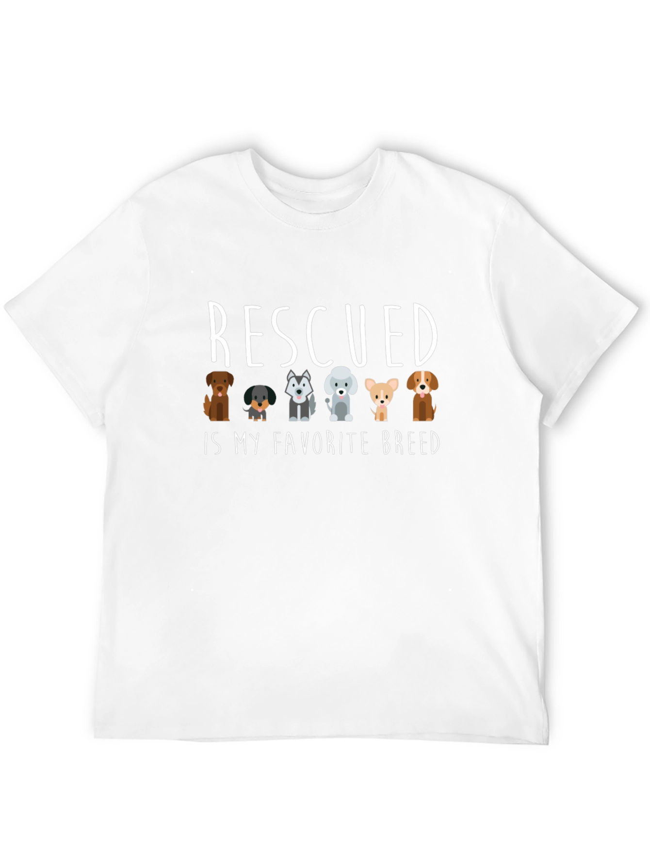 Rescued Is My Favorite Breed T-Shirt