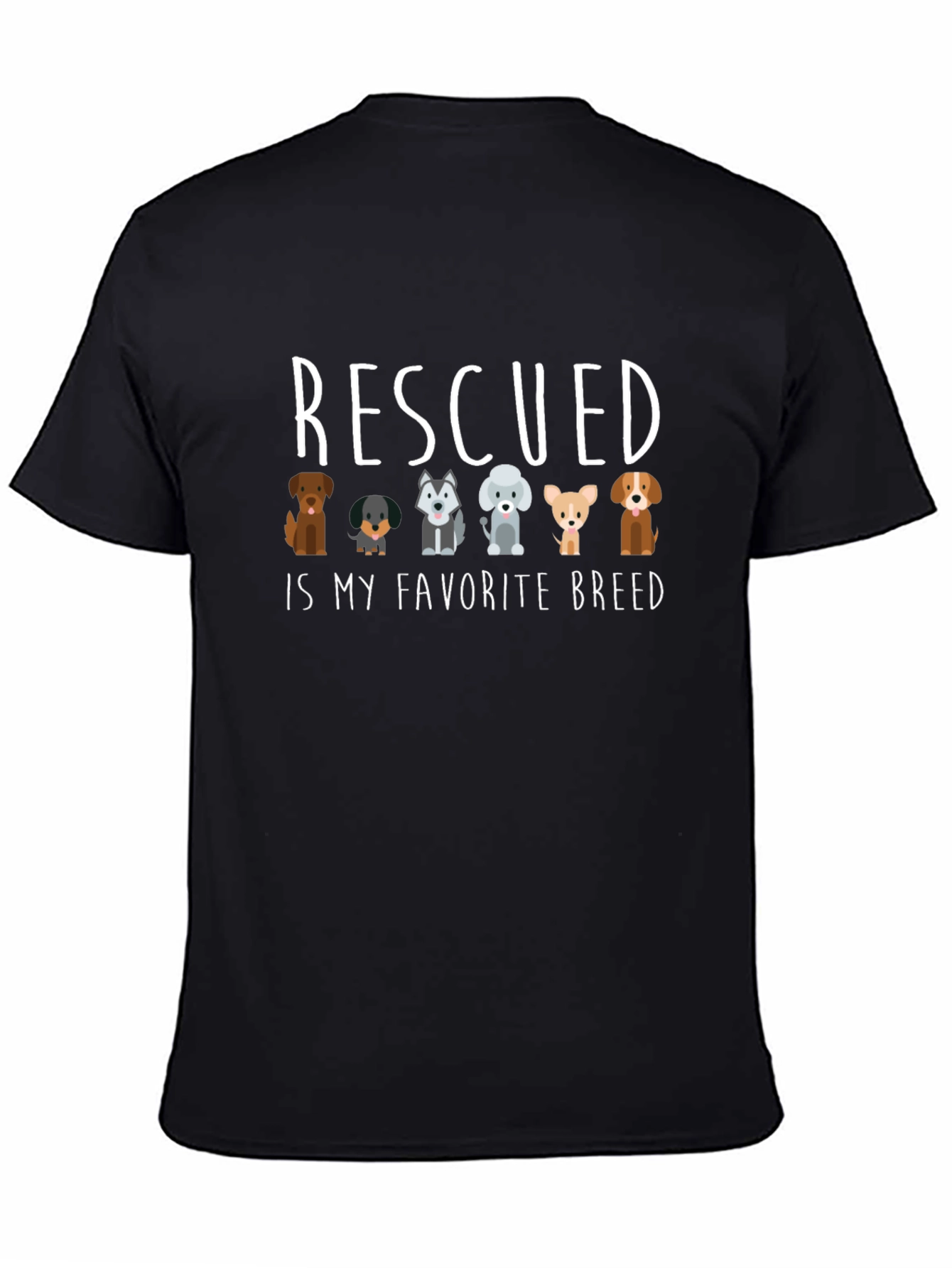 Rescued Is My Favorite Breed T-Shirt