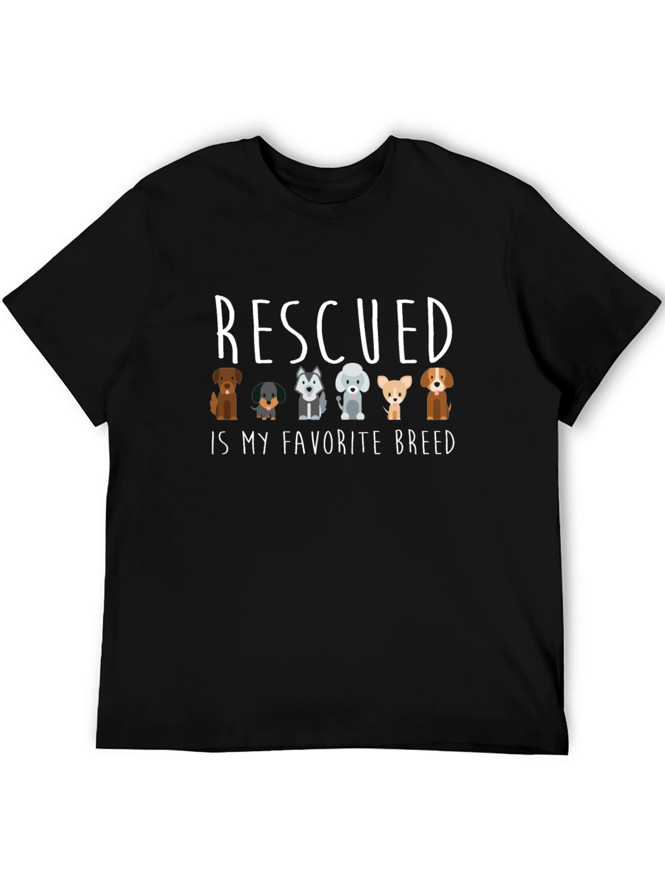 Rescued Is My Favorite Breed T-Shirt