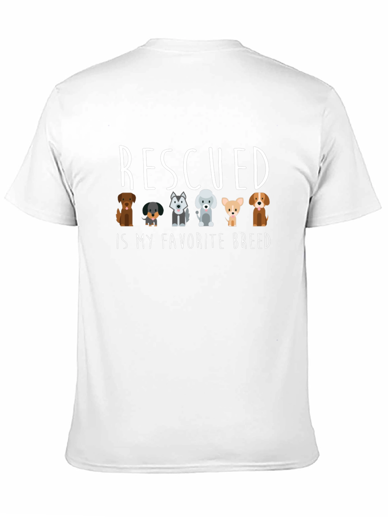 Rescued Is My Favorite Breed T-Shirt