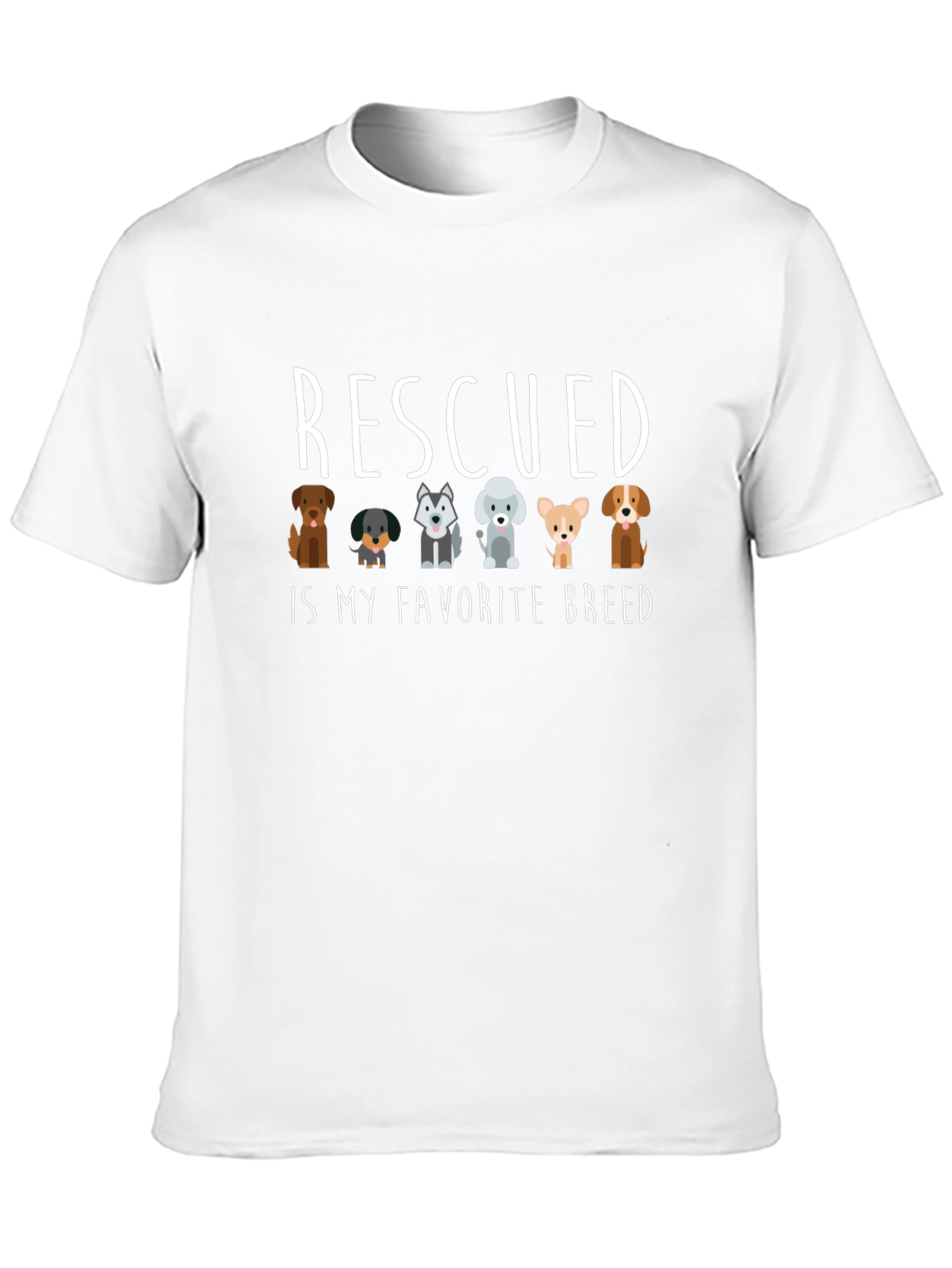 Rescued Is My Favorite Breed T-Shirt