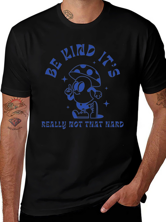 Be Kind Mushroom T-Shirt - Unique Graphic Tee