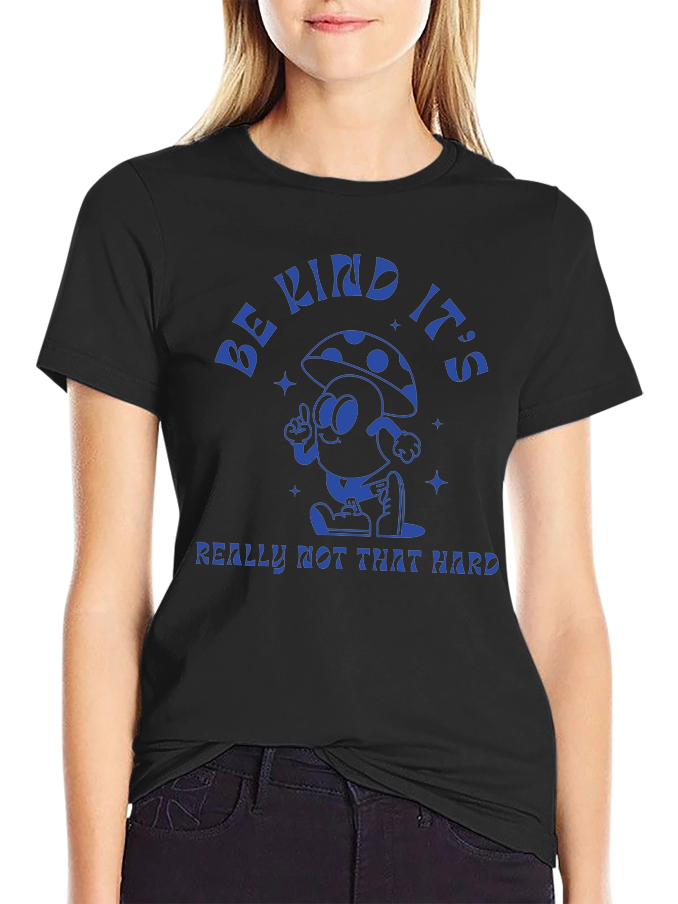Be Kind Mushroom T-Shirt - Unique Graphic Tee