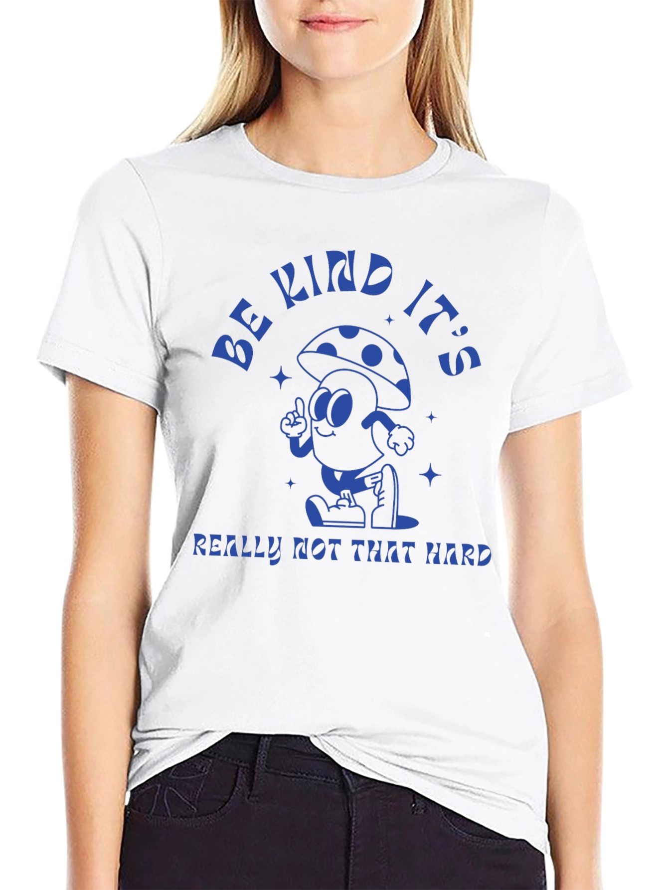 Be Kind Mushroom T-Shirt - Unique Graphic Tee